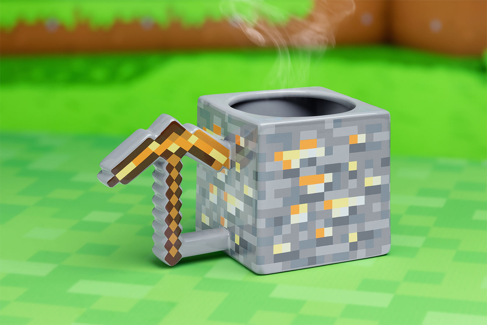 Minecraft - Gouden Pikhouweel Beker met 3D Handvat
