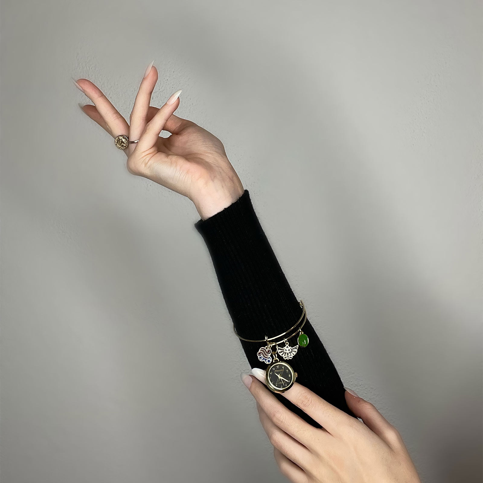 Zelda - Symbolen Charm Armband met Horloge