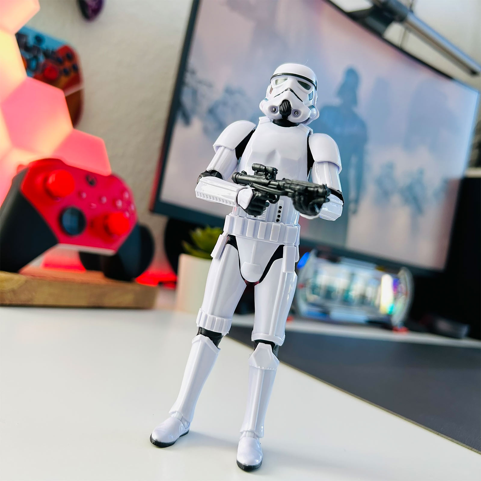 Star Wars - Imperial Stormtrooper con Blaster Black Series Figura de acción