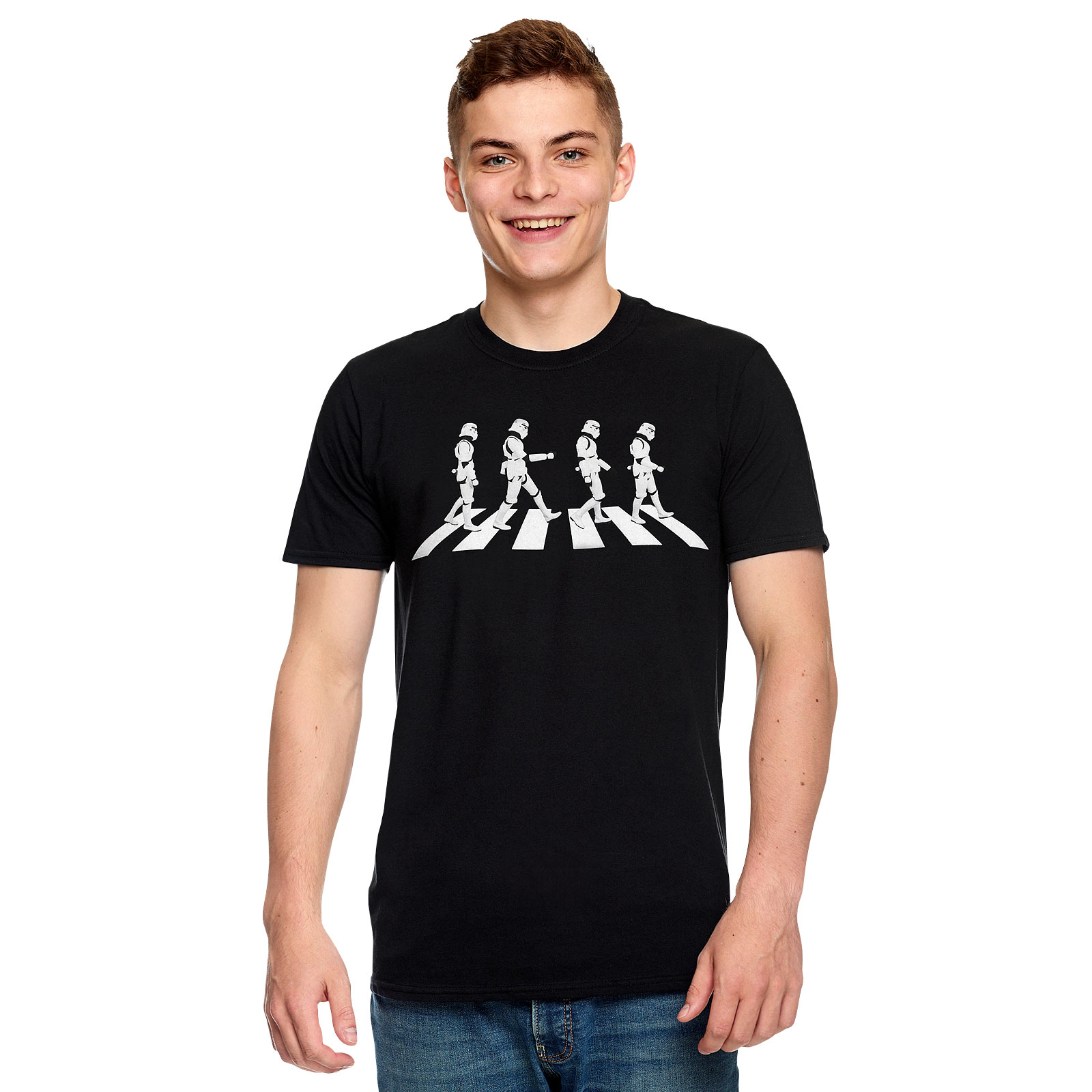 Origineel Stormtrooper Crossing T-Shirt Zwart