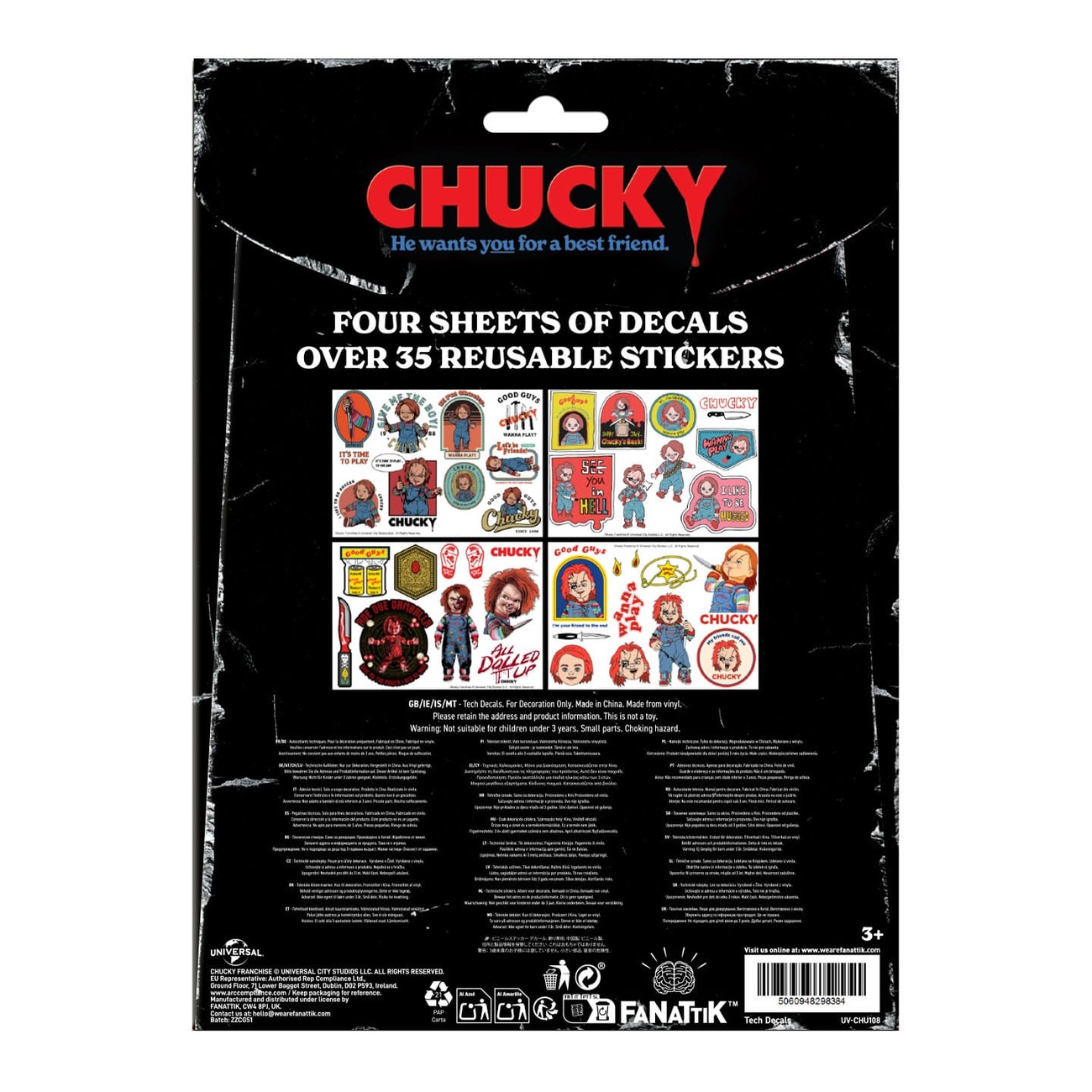 Chucky Tech Sticker Pack