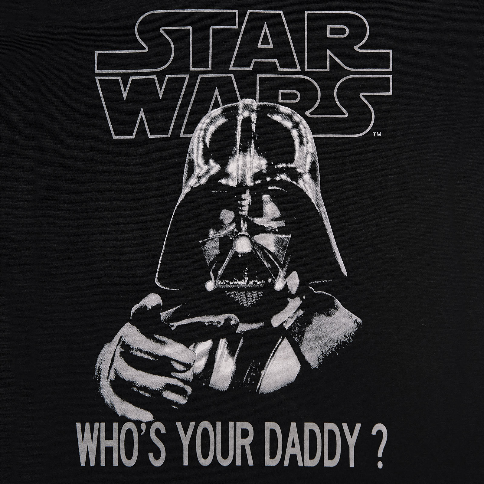 Star Wars - Darth Vader Who's Your Daddy T-Shirt Kinder schwarz