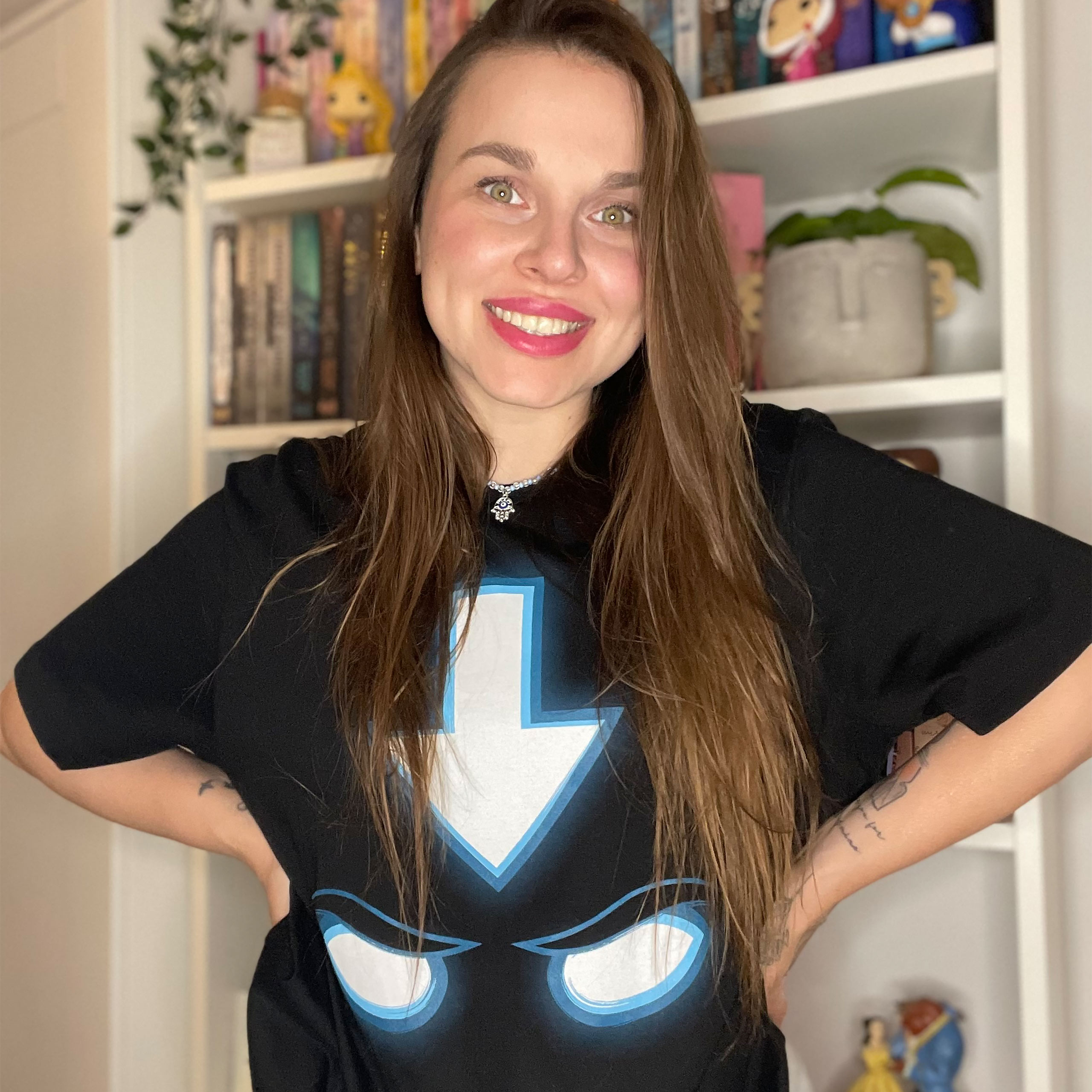 Spirit T-shirt voor Avatar Aang Fans Zwart