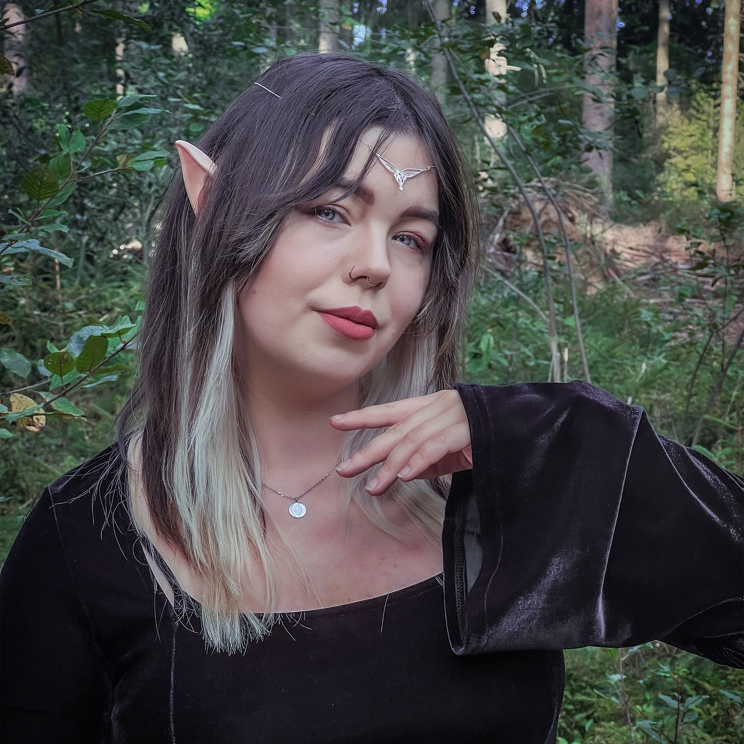 Arwen Tiara Kette 925er Silber - Der Herr der Ringe
