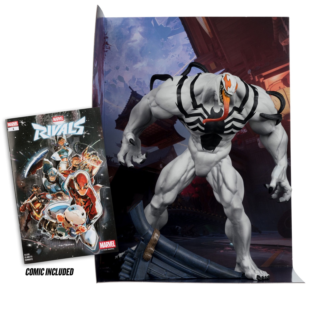 Marvel Rivals - Venom Action Figure 1:6 Red Platinum Edition