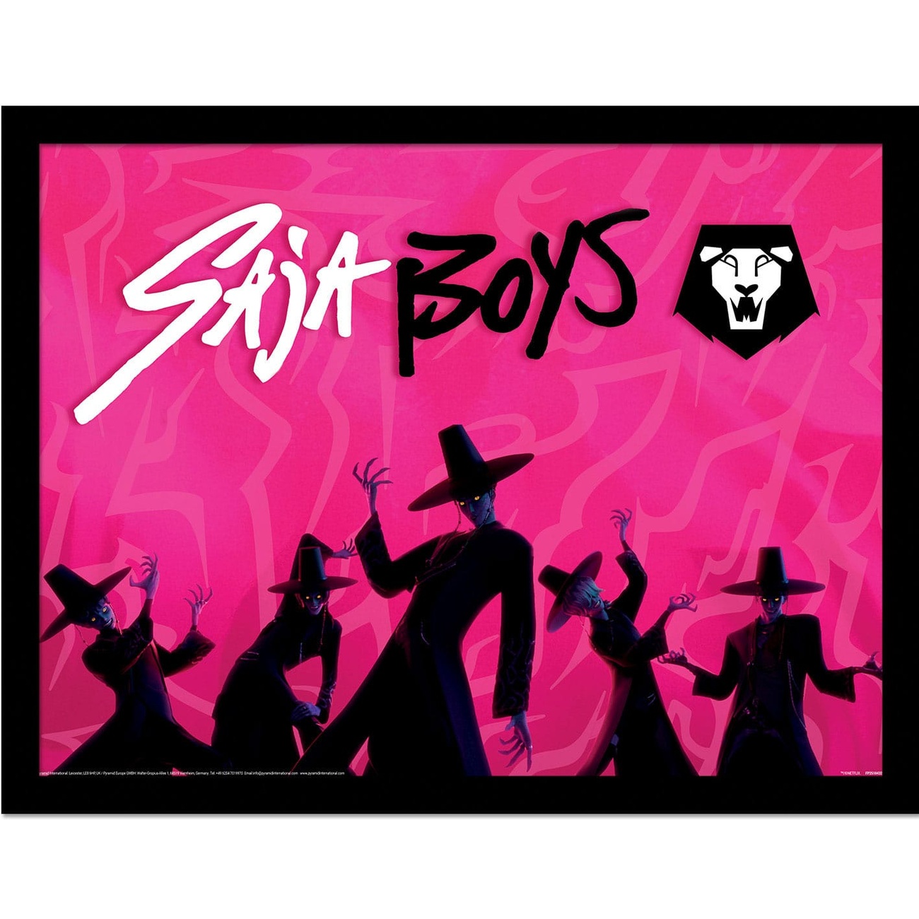 K-Pop Demon Hunters Collector Print – Póster enmarcado Saja Boys Idol