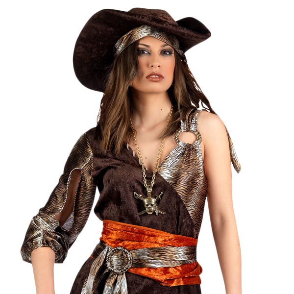 Piraat - Compleet kostuum voor dames