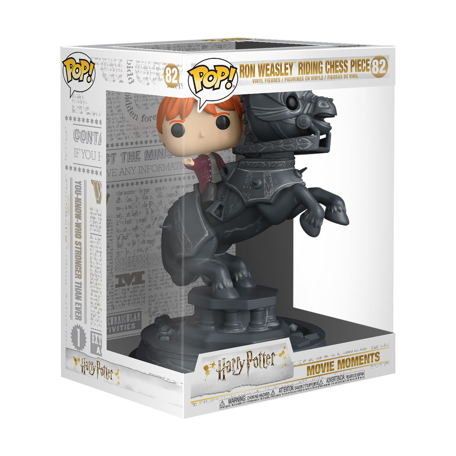 Harry Potter - Ron avec figurine Funko Pop d'échec 21 cm