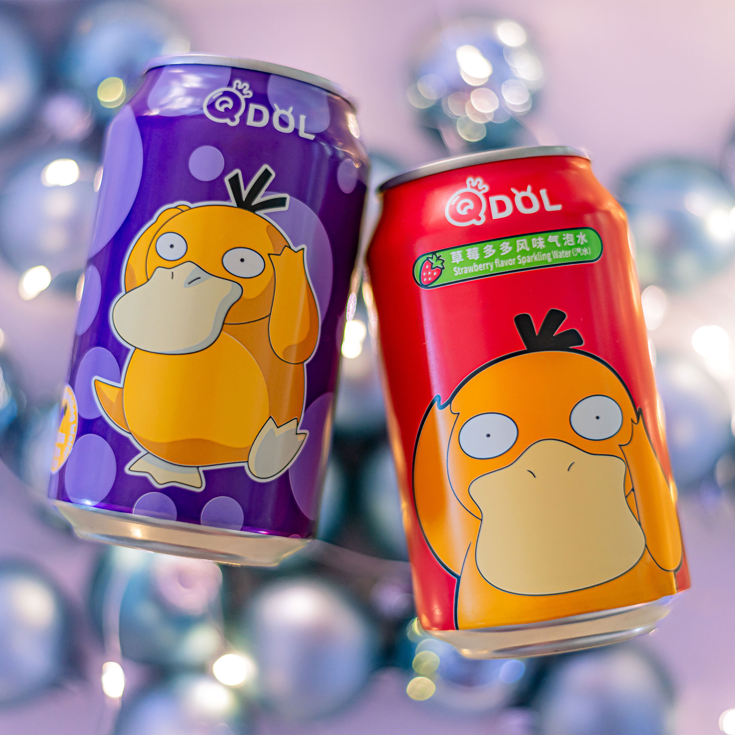 Pokemon - Psyduck Strawberry Sparkling Water