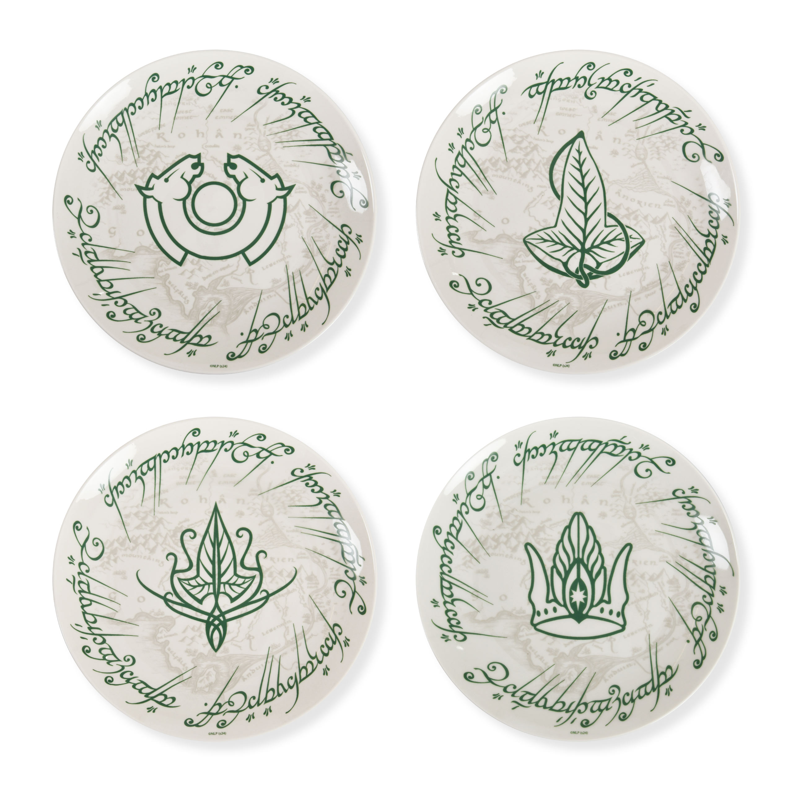 Lord of the Rings - Symbols Plate Set