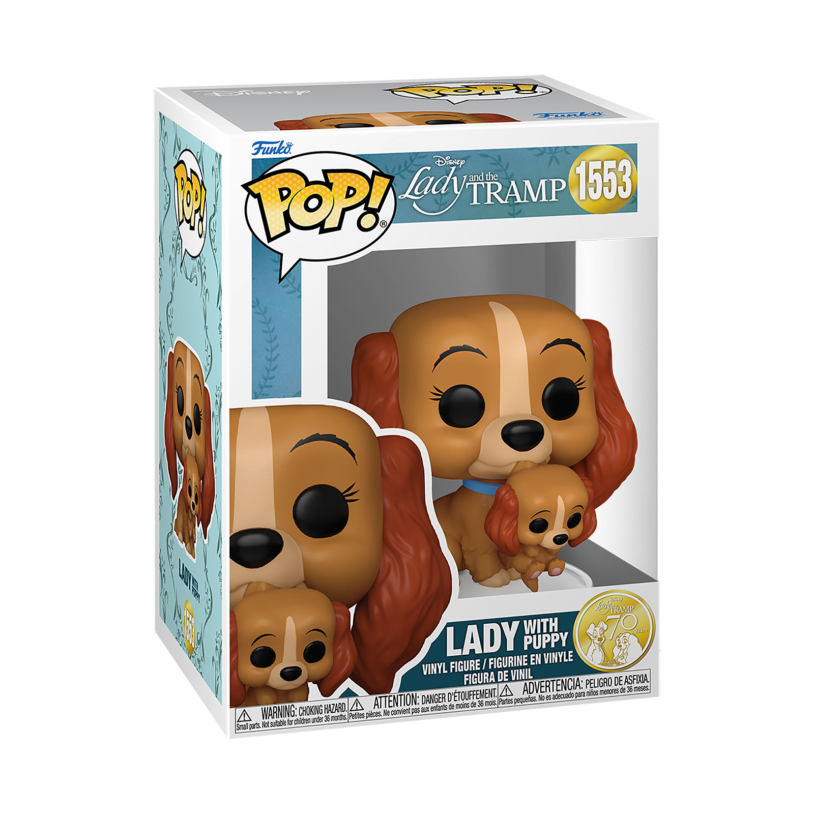 Lady en de Vagebond - Lady met Puppy Funko Pop-figuur