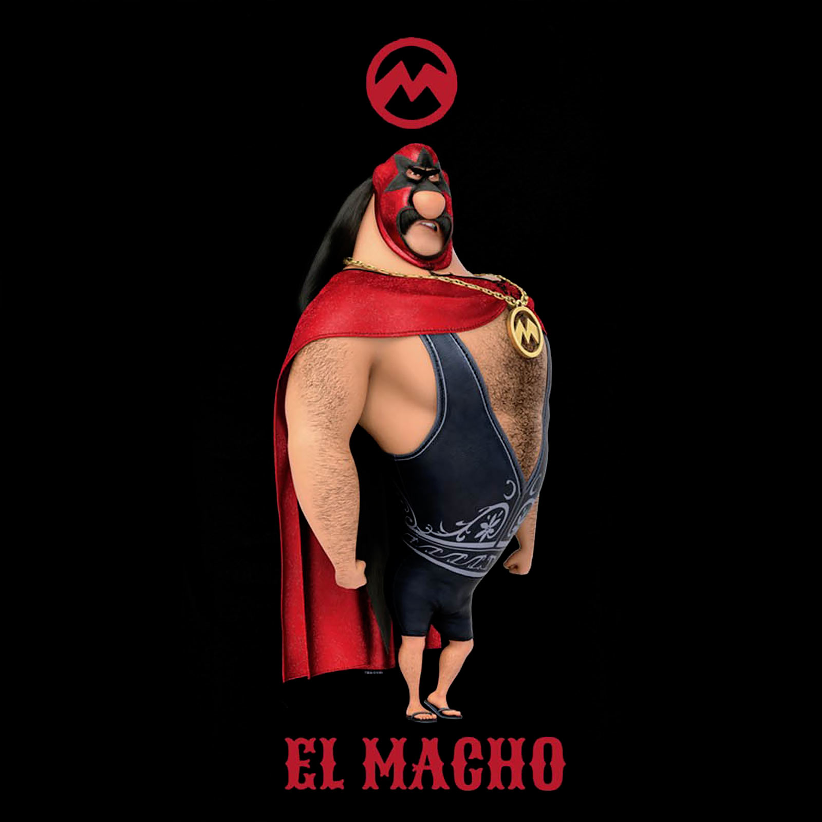 Minions - El Macho T-shirt zwart