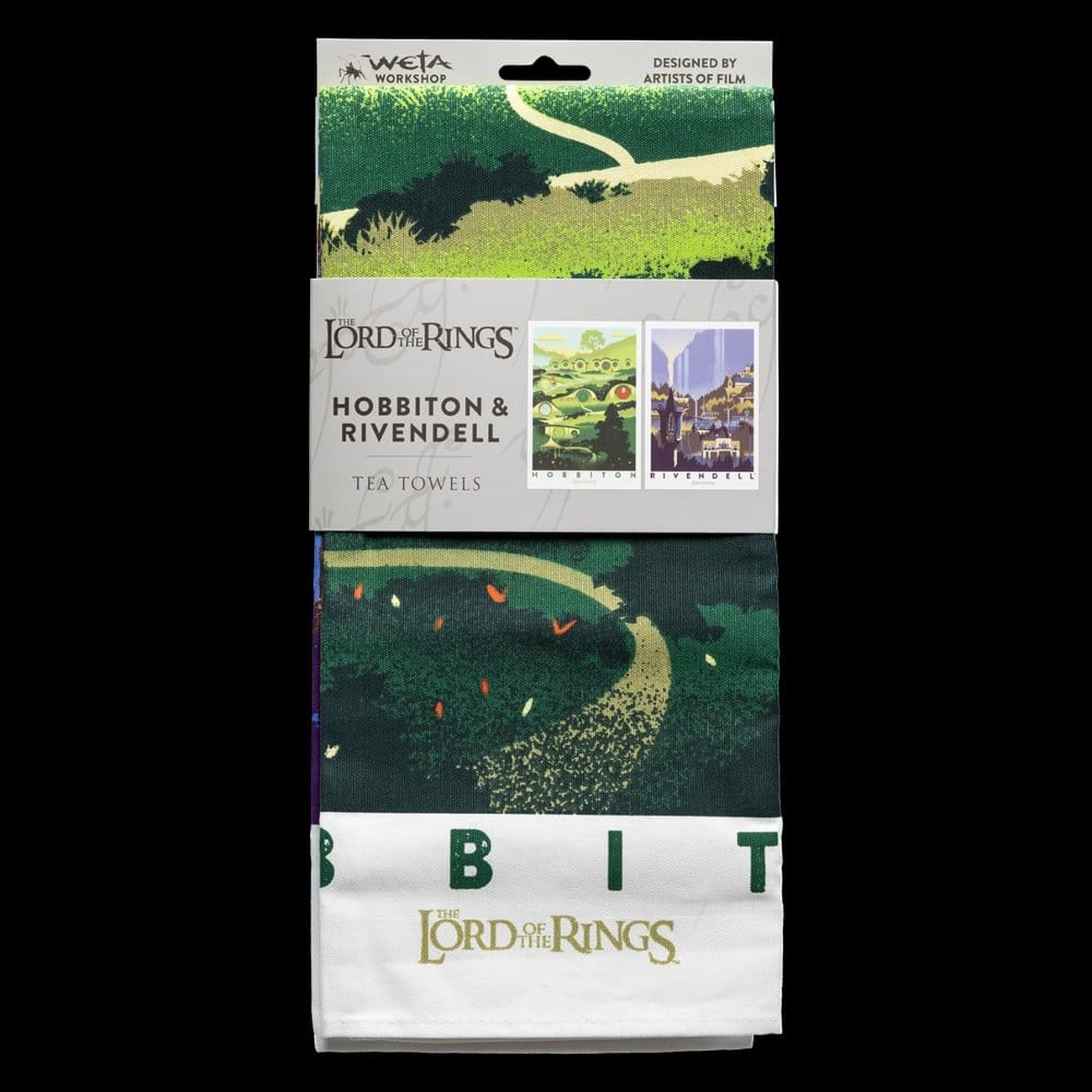 Sagan om Ringen – Rivendell & Fylke kökshandduk 2-pack