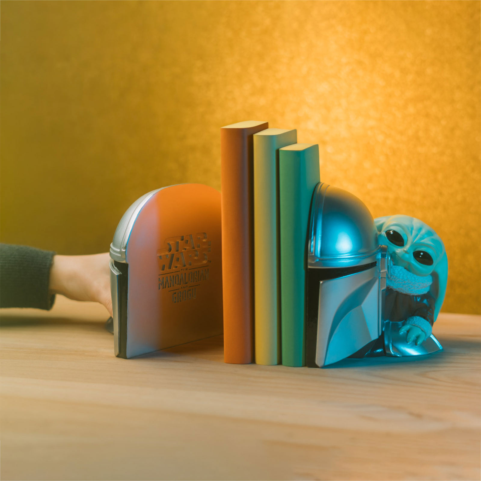 Fermalibri Grogu e Mandaloriano - Star Wars The Mandalorian