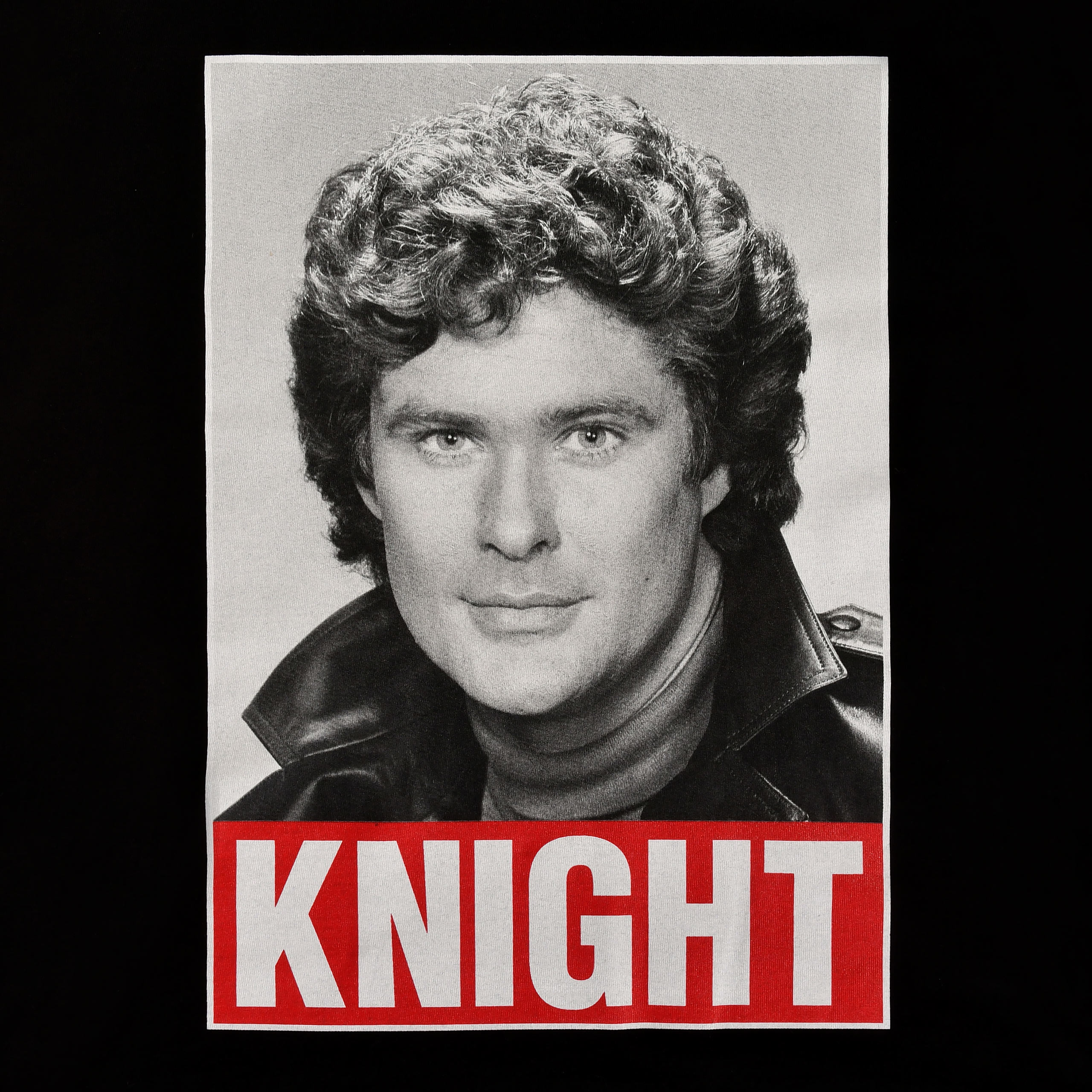Knight Rider - Michael Knight T-Shirt zwart