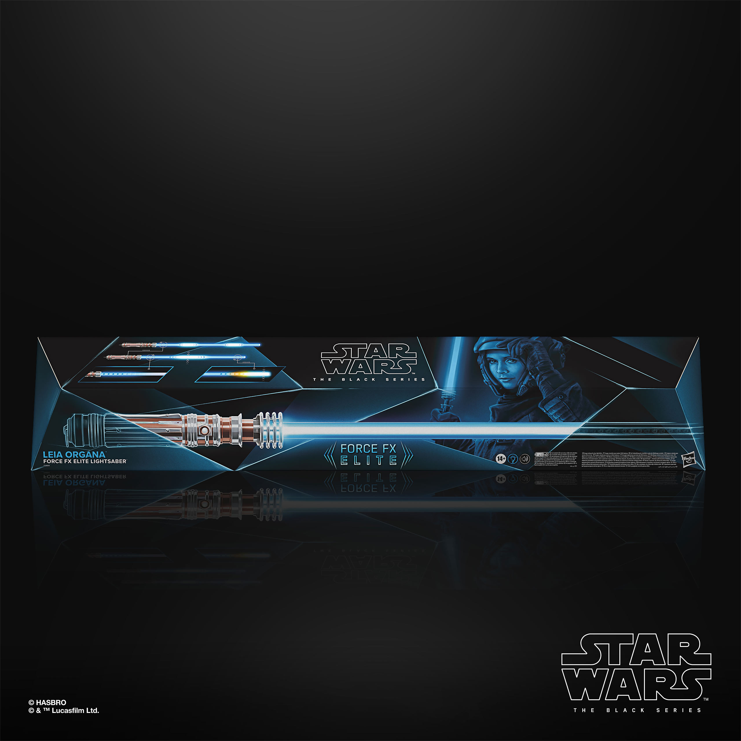 Star Wars Spada Laser Elettronica Deluxe Hasbro – Effetti Luce E Suono, Oltre 100 Combinazioni, Per Bambini 4+