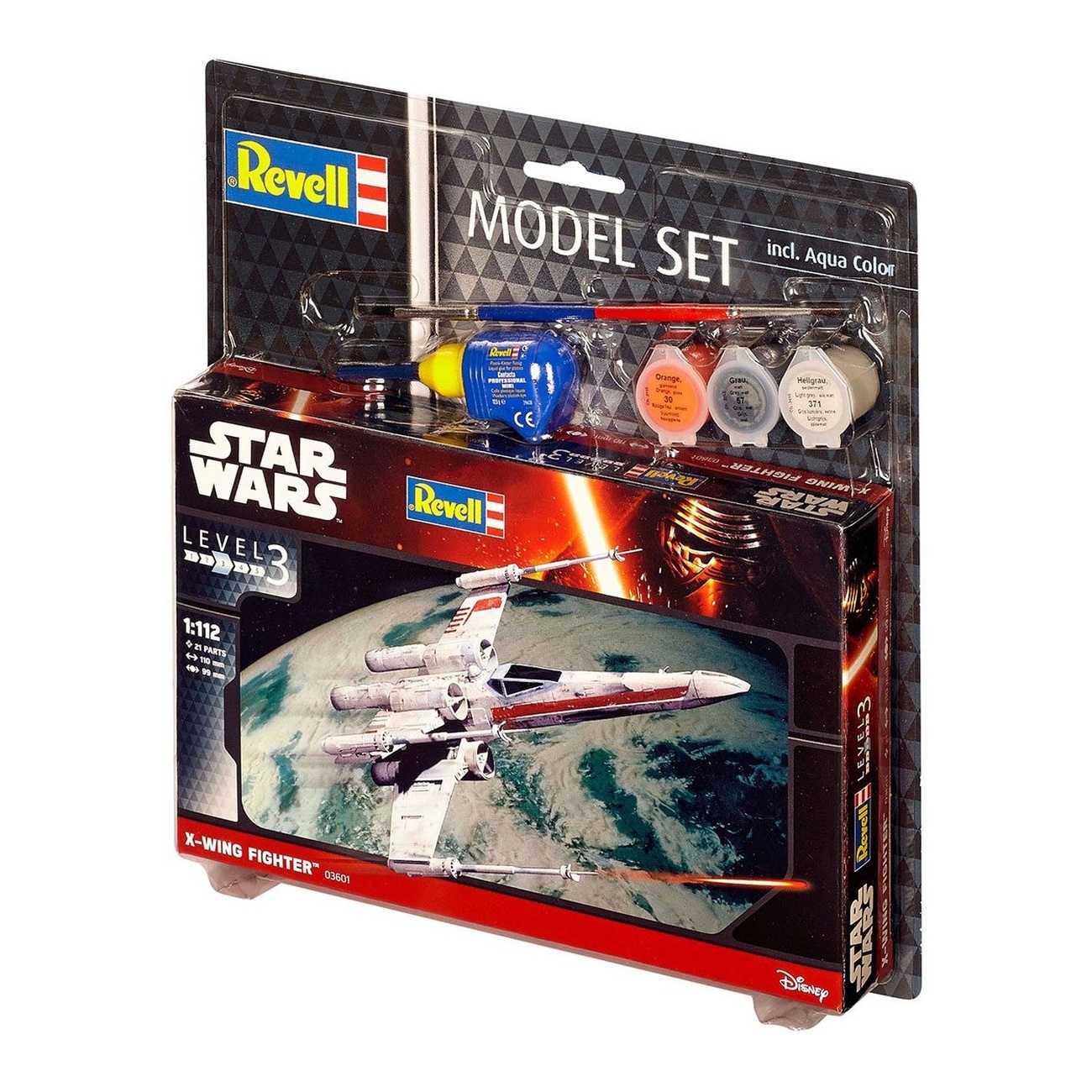 Star Wars Modellbausatz 1/112 Model Set X-Wing Fighter 11 cm