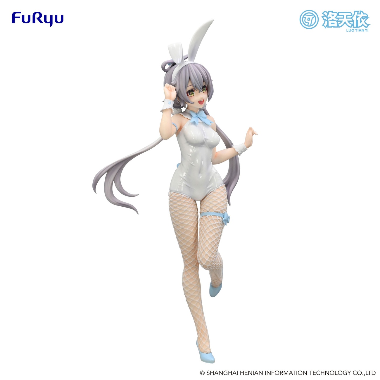 VTuber BiCute Bunnies Statue PVC V Singer Luo Tian Yi 28 cm