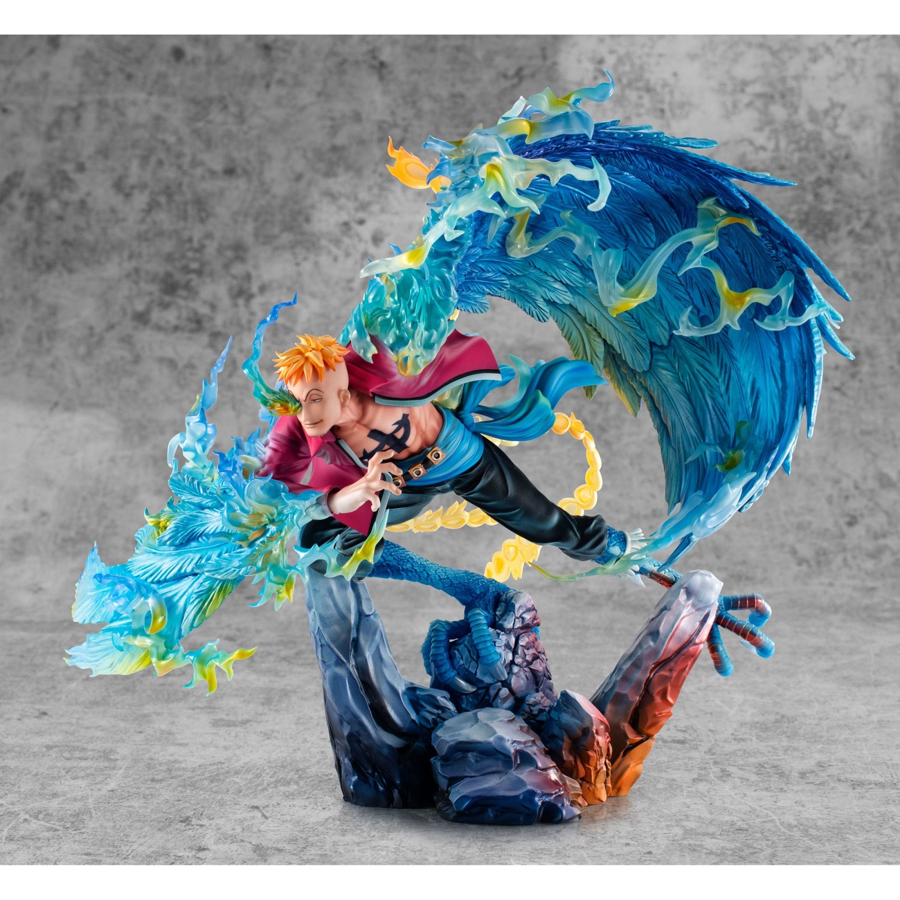 One Piece P.O.P MAS Maximum Figurka PVC Marco the Phoenix Dowódca 1. Dywizji Piratów Białobrodego 32 cm