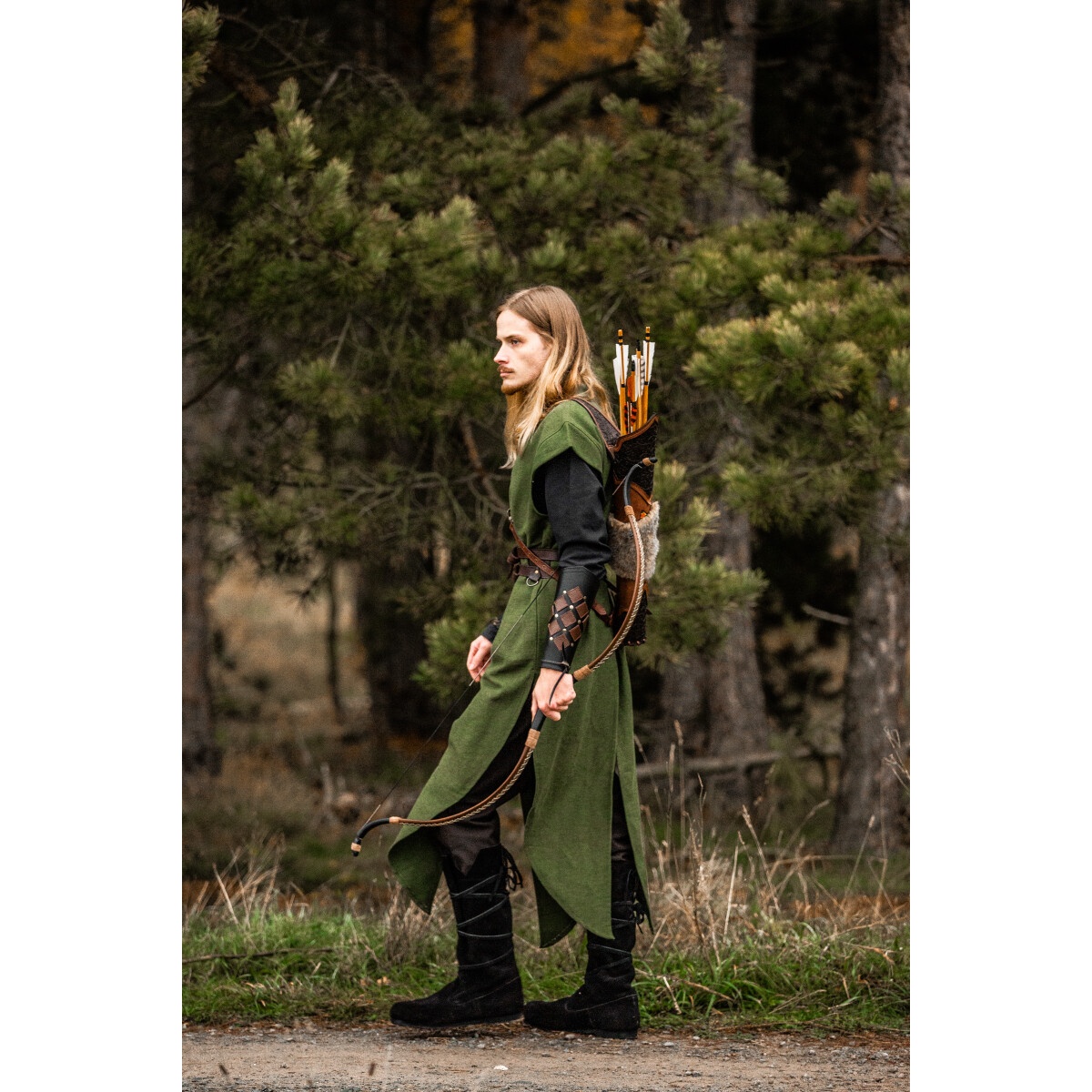 Medieval Ranger Tunic Arun green