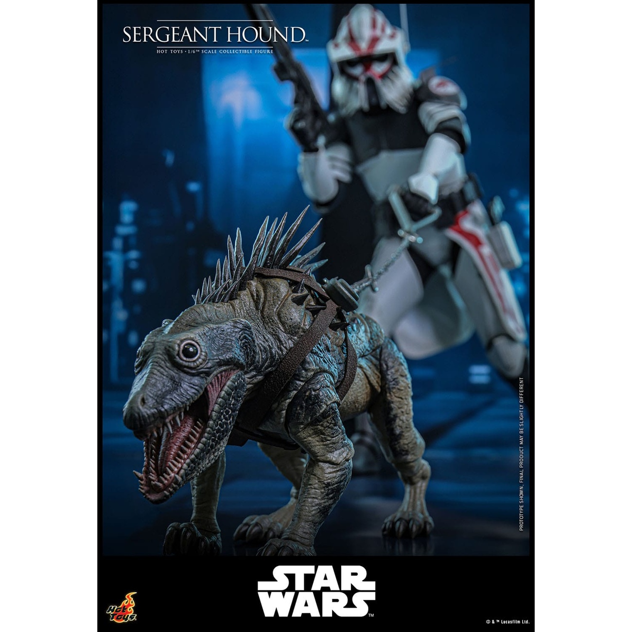 Star Wars: The Clone Wars - Sergeant Hound Actiefiguur 1:6