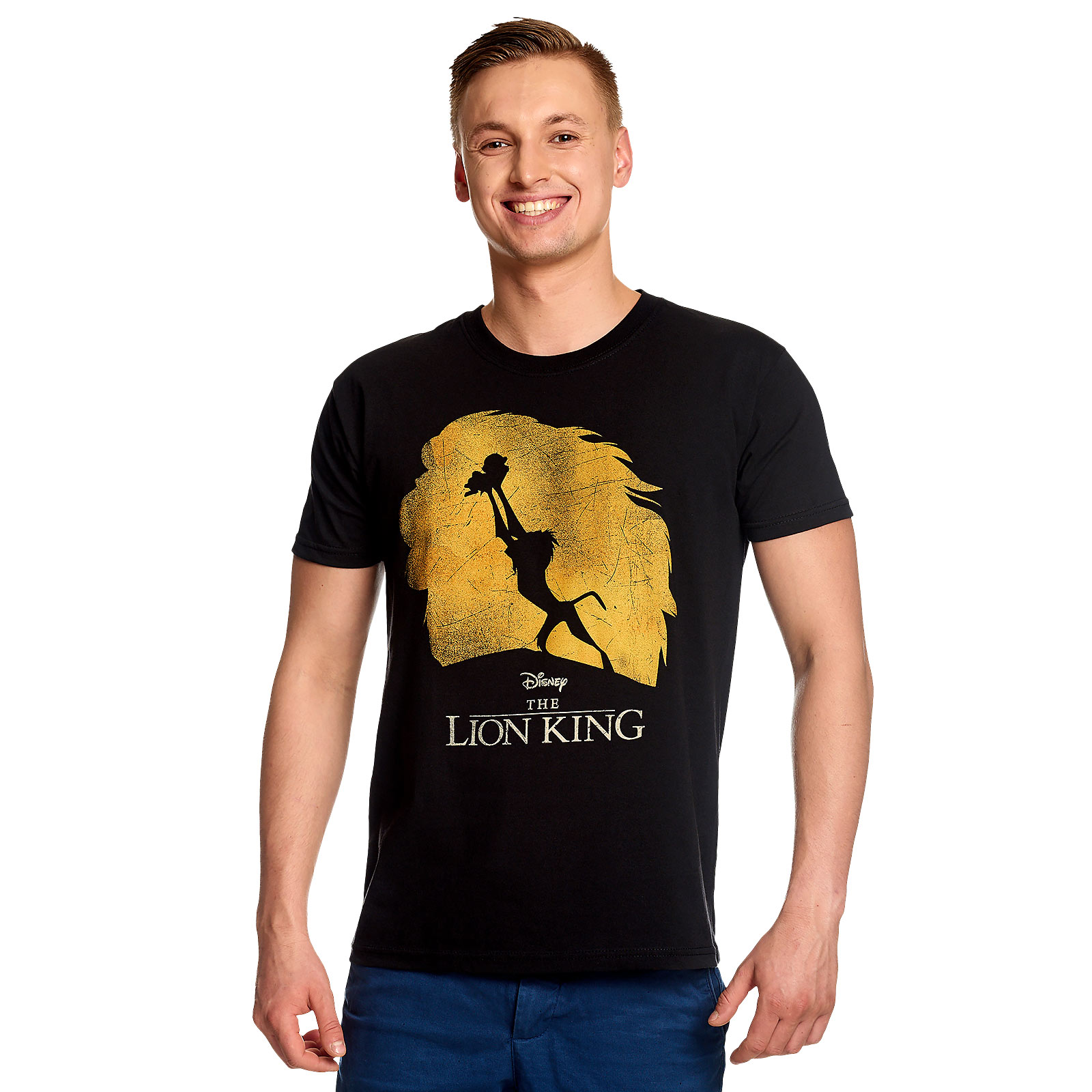 De Leeuwenkoning - Silhouet T-shirt zwart