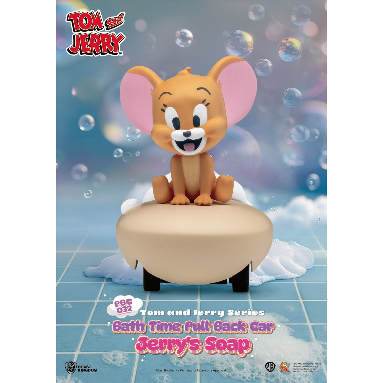 Tom & Jerry Pull Back Car Series Rückzug-Autos Bath Time Blind Box 6er-Pack