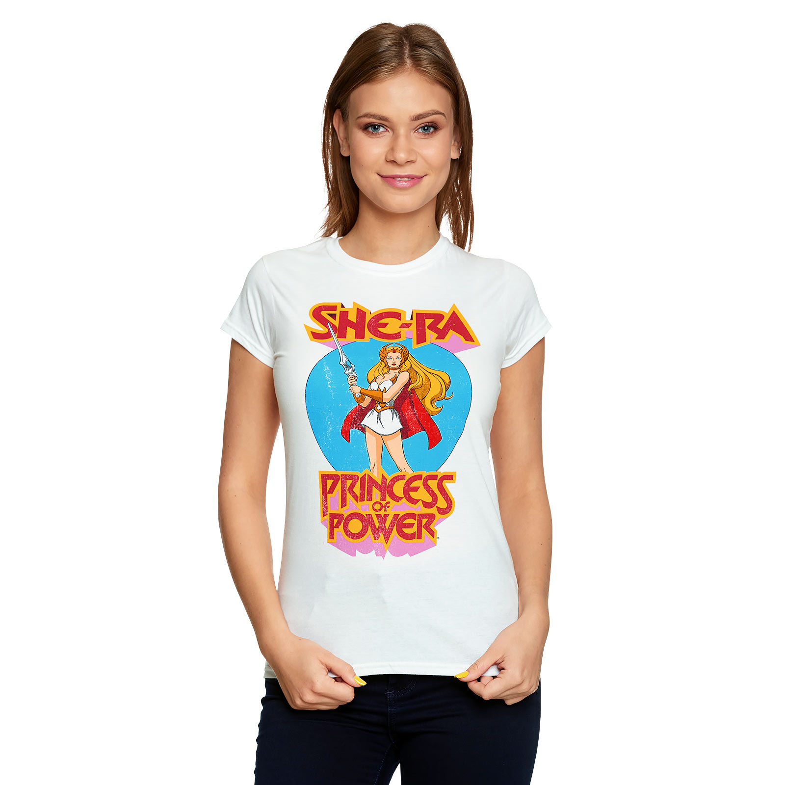 Masters of the Universe - T-shirt She-Ra Princess of Power pour femmes blanc