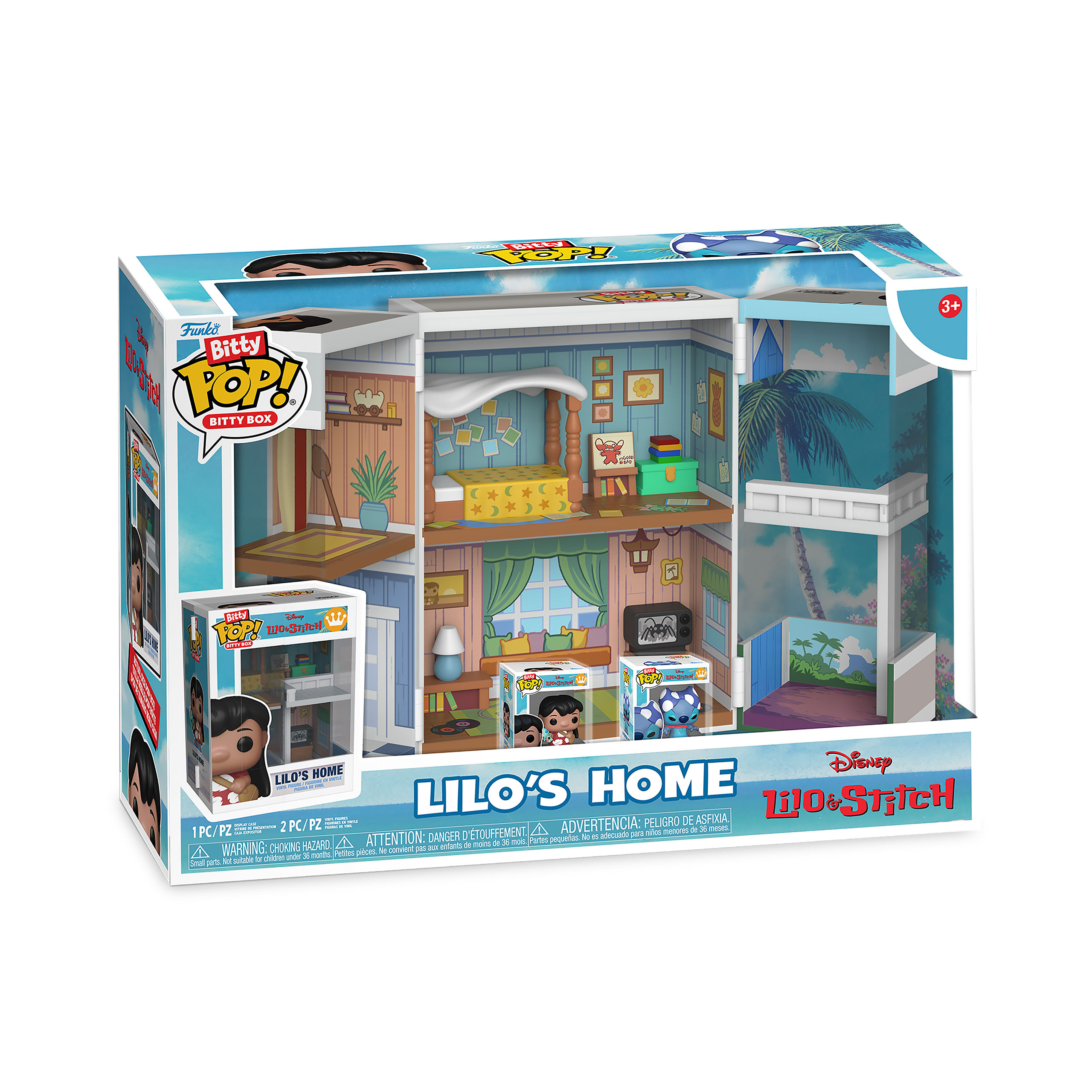 Lilo & Stitch - Lilos Home Funko Bitty Pop Display mit 2 Figuren