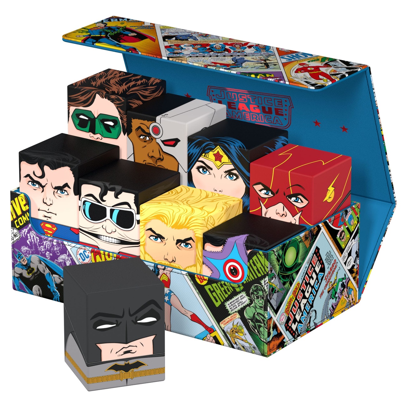 Squaroes Collectors Case 800 DC Justice League™ - Comics vintage