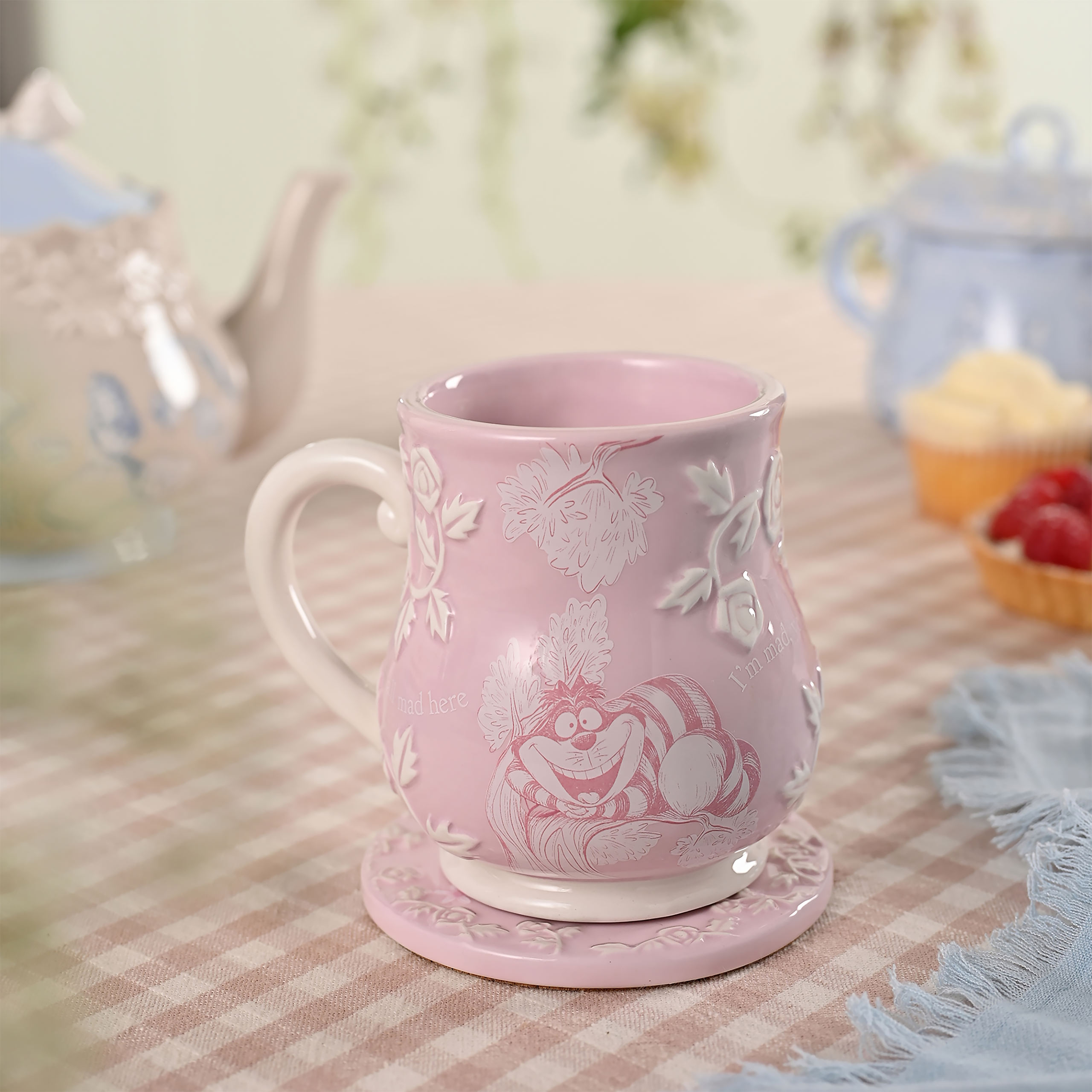 Alice au Pays des Merveilles - Tasse Relief du Chat du Cheshire