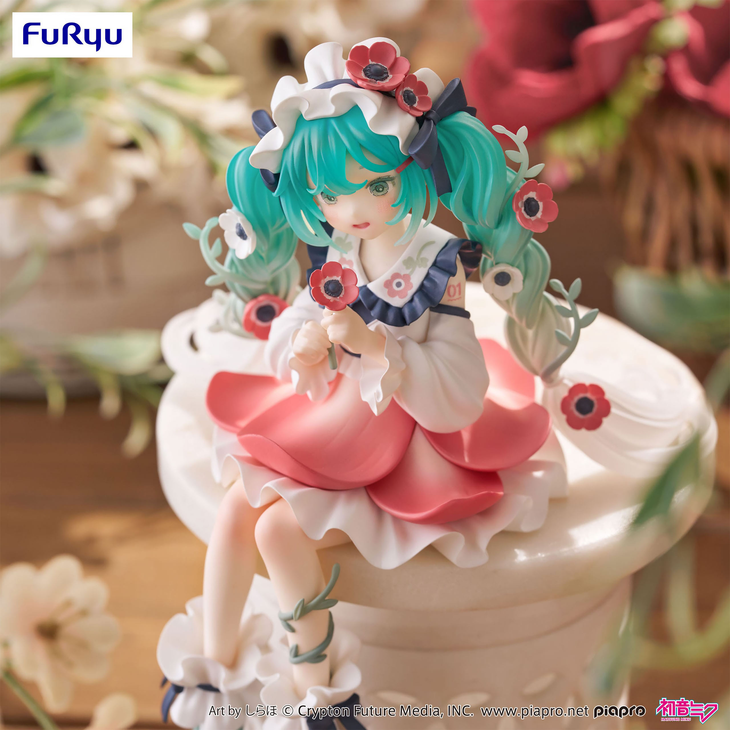 Hatsune Miku - Fée Fleur Anémone Figurine Noodle Stopper