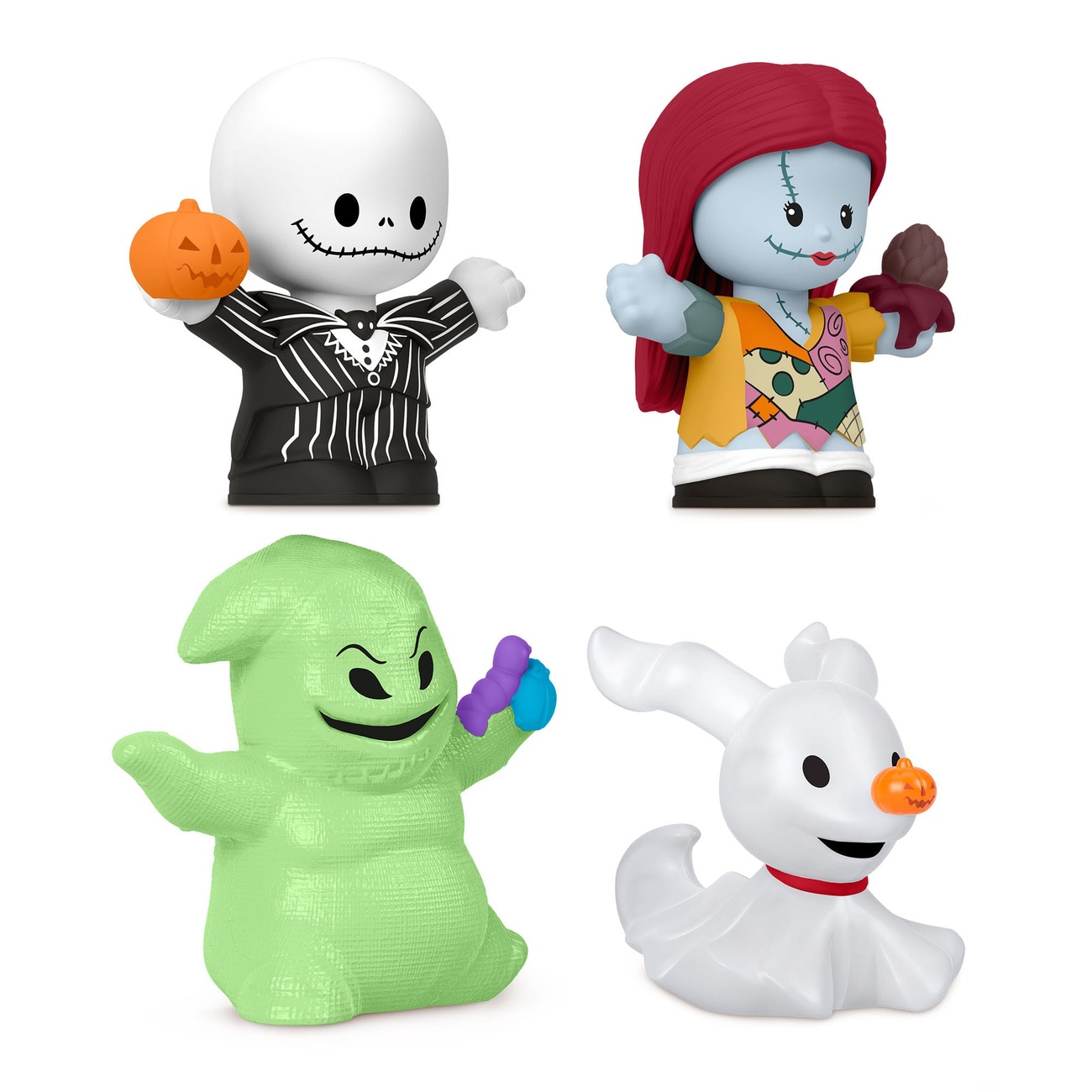 L’Étrange Noël de Monsieur Jack Fisher-Price Little People Collector – Lot de 4 mini-figurines 7 cm