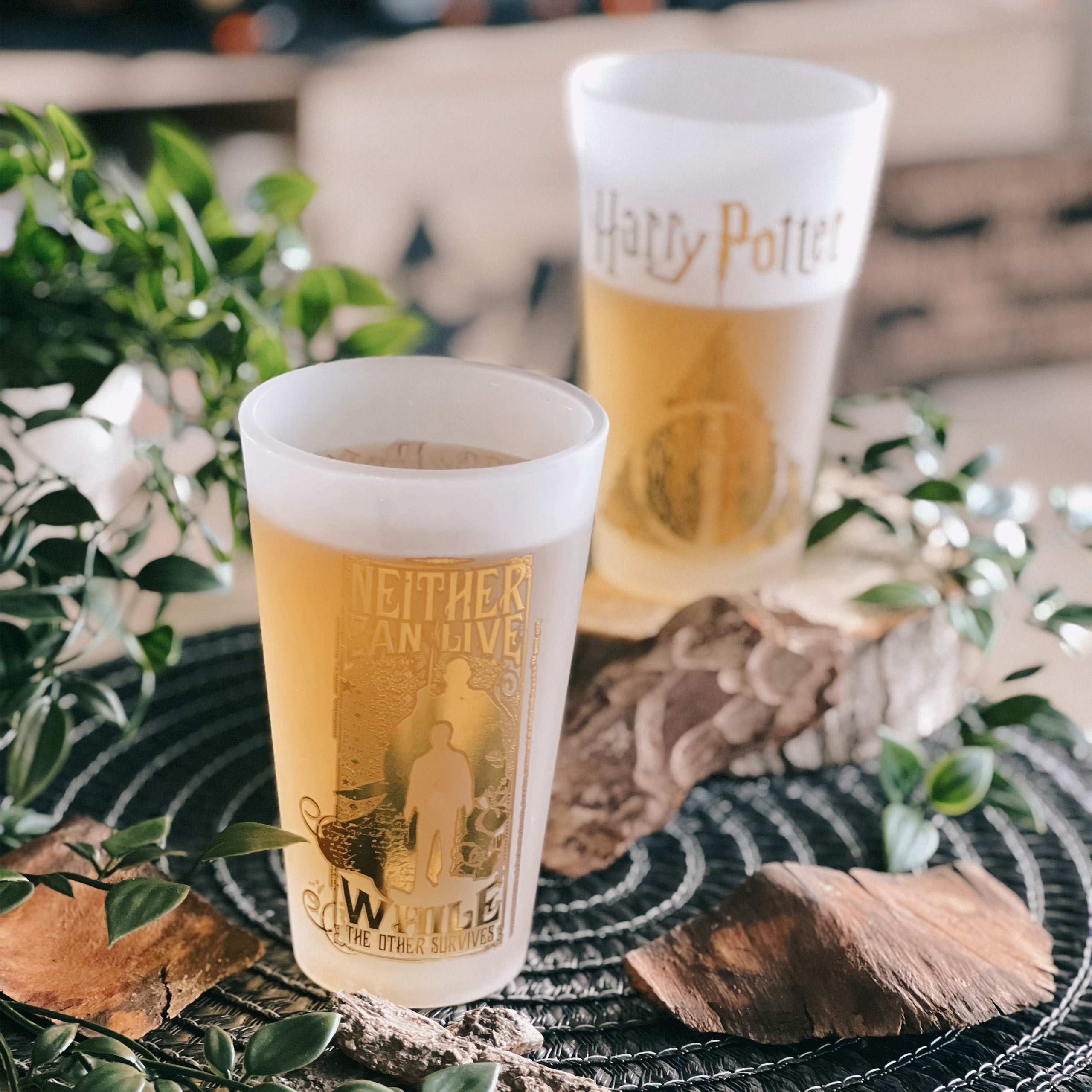 Harry Potter - Deathly Hallows Glasses 2-piece set