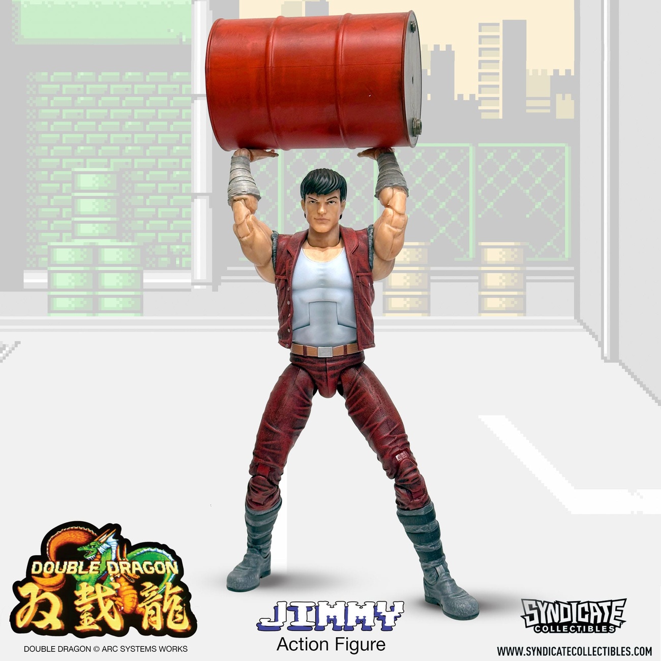Double Dragon Figura de Acción Deluxe 1/12 Jimmy 18 cm