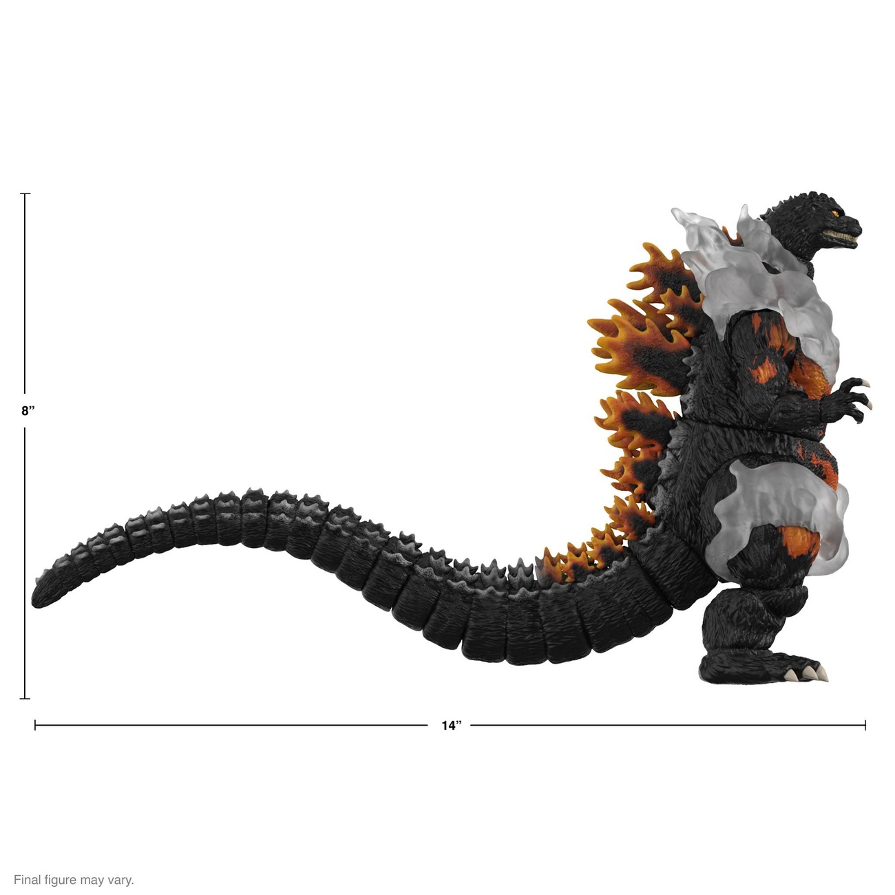 Toho Ultimates actionfigur Burning Godzilla 1995 20 cm