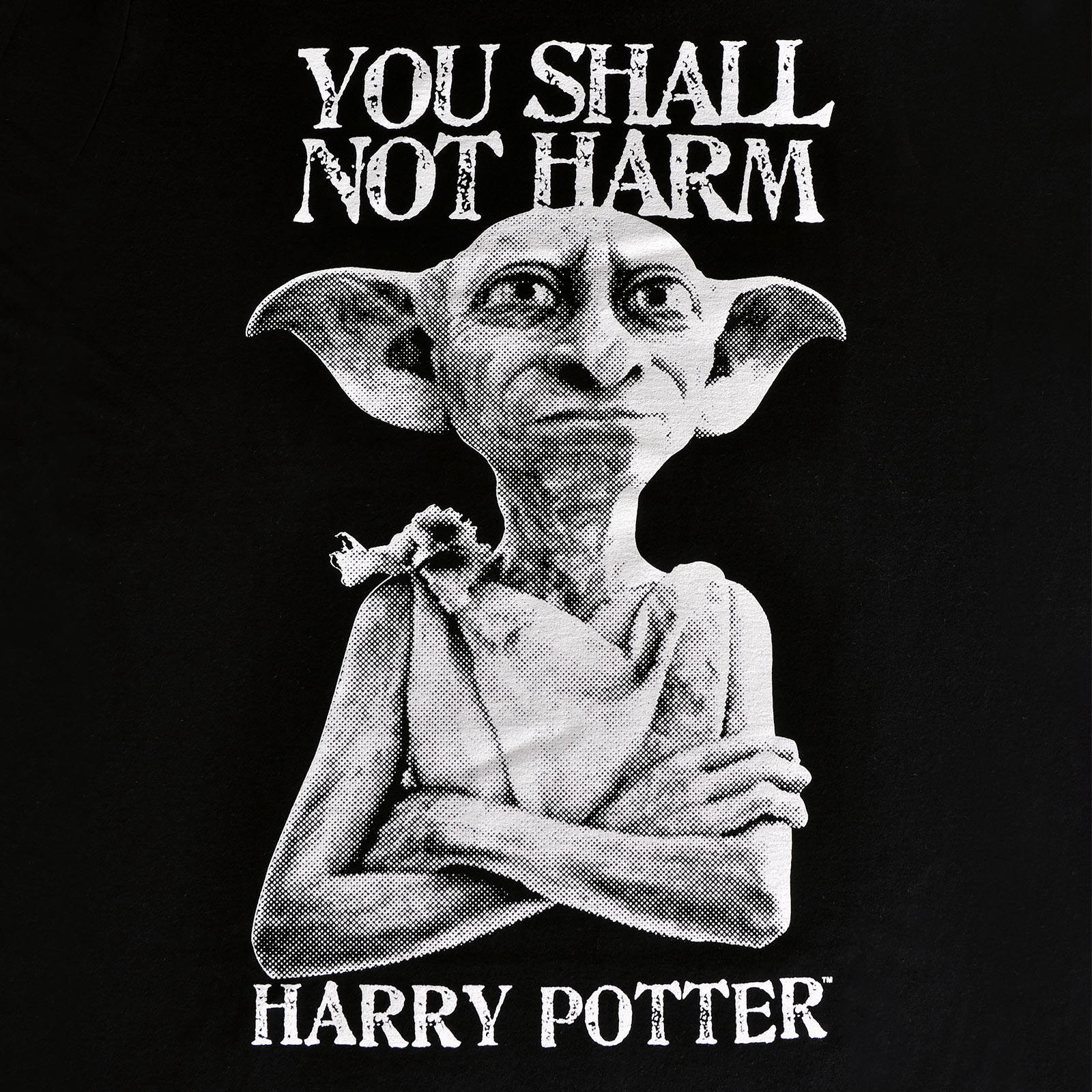 Harry Potter - Dobby Gij zult niet schaden T-Shirt zwart
