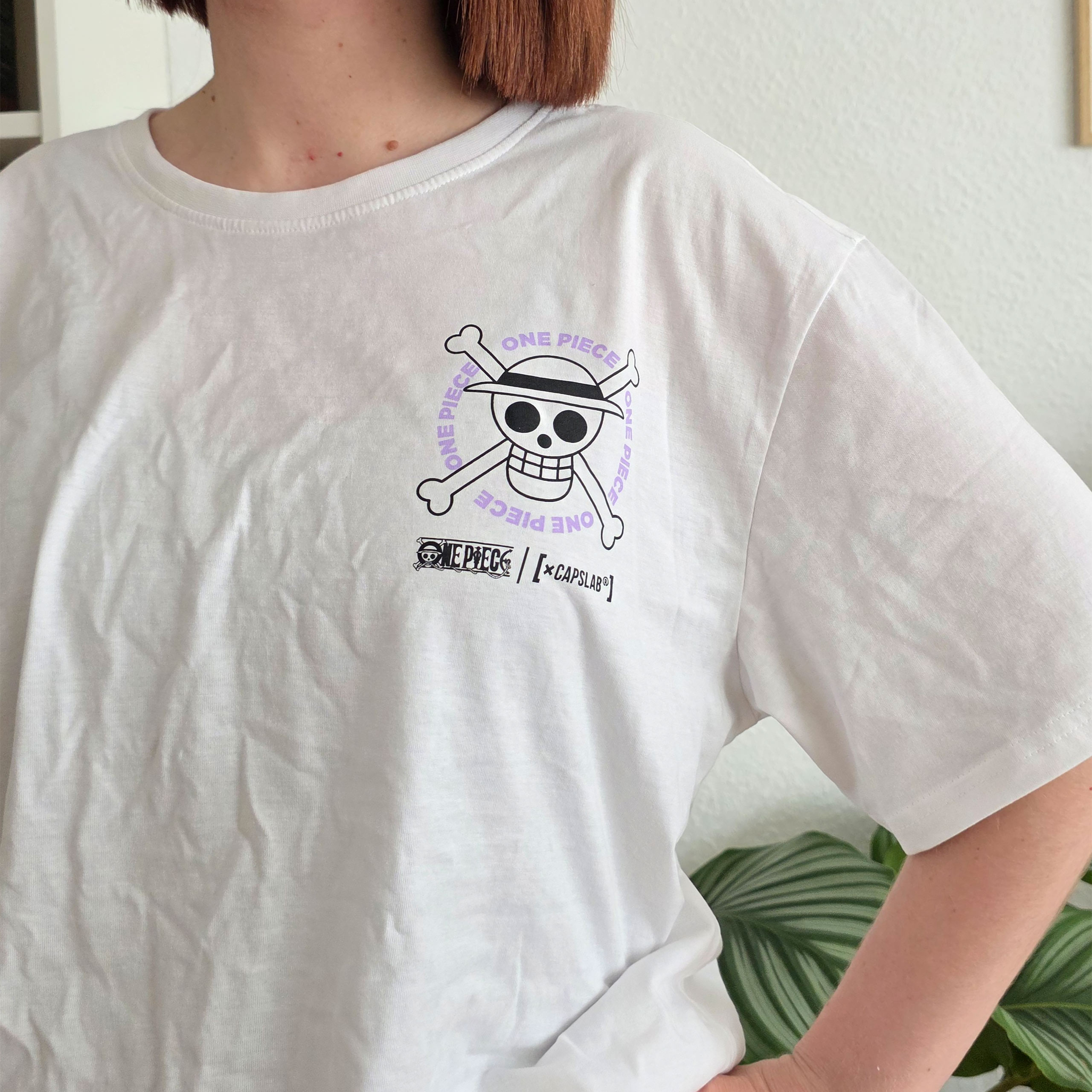 One Piece - Crew Capslab T-Shirt weiß