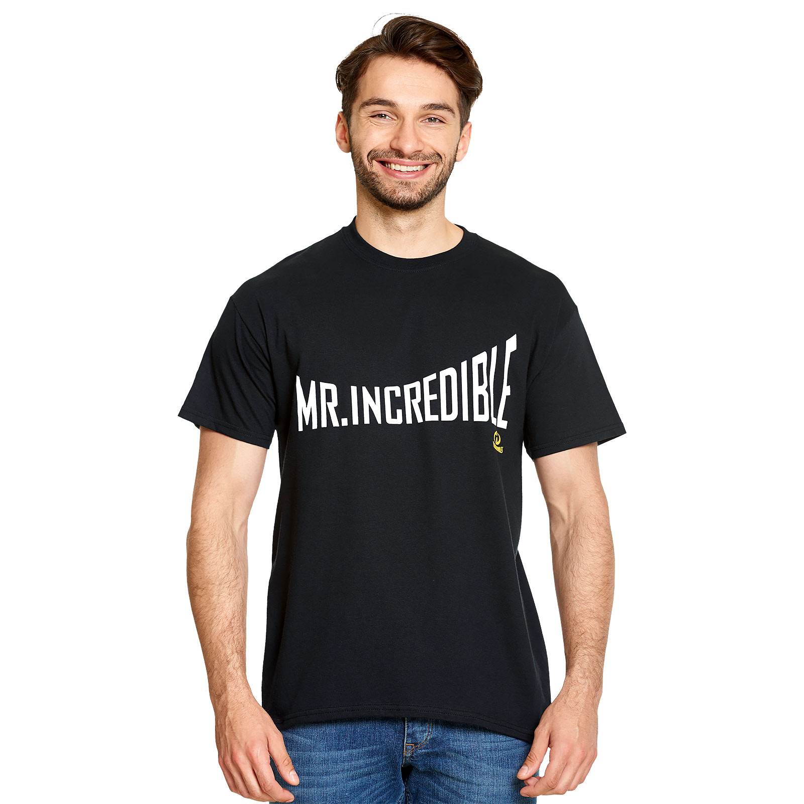 The Incredibles - Mr. Incredible Logo T-Shirt schwarz