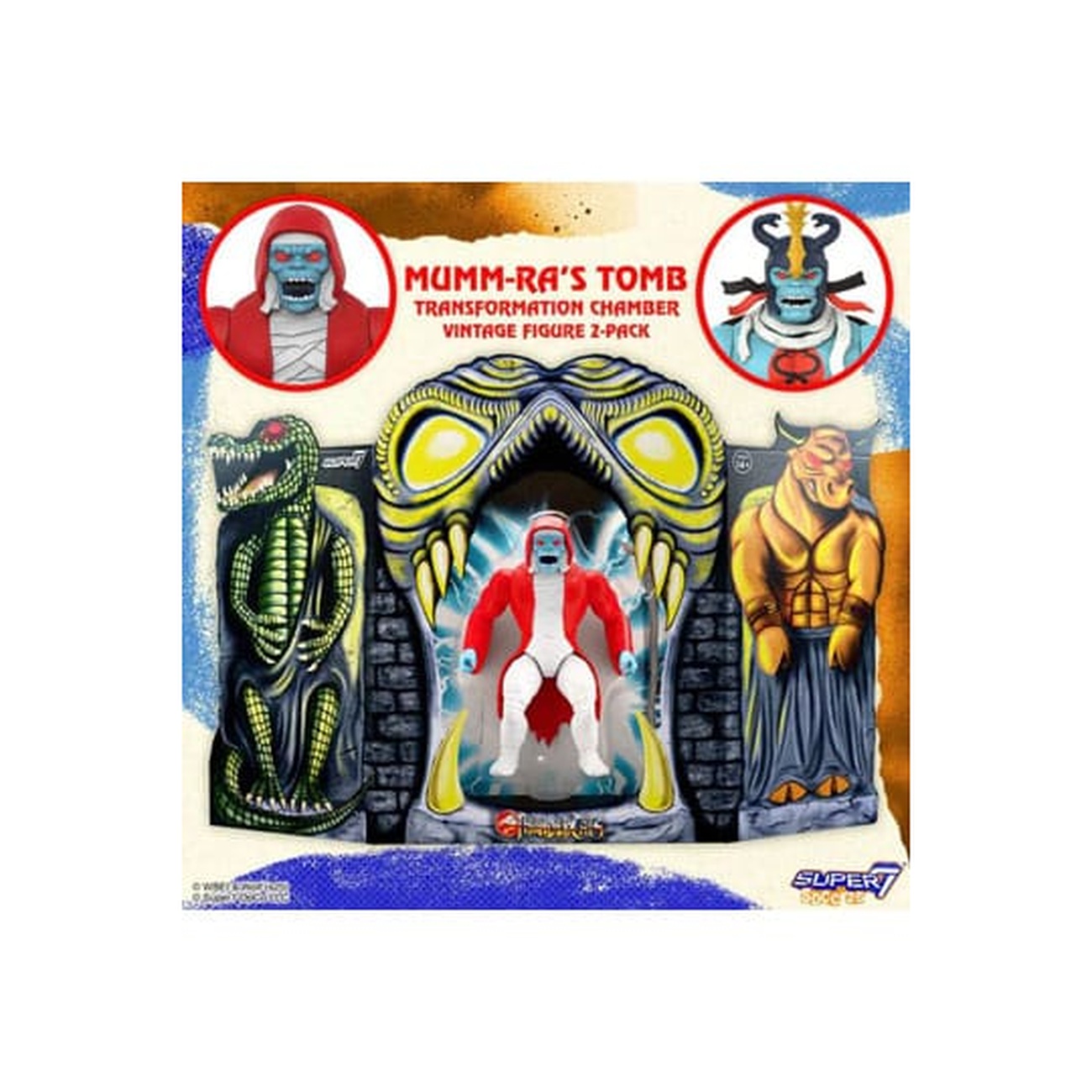 Thundercats Vintage Collection Actionfiguren 2er-Pack Mumm-Ra's Tomb 14 cm