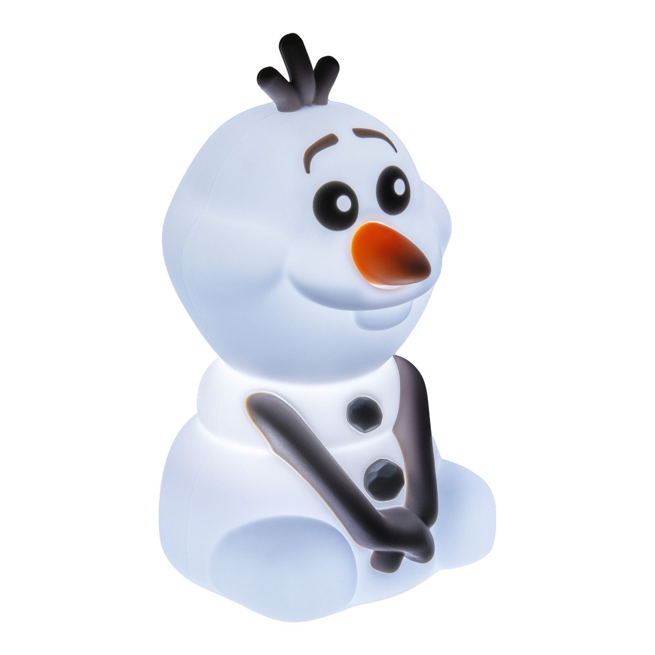 La Reine des Neiges Squishy Glo lampe en silicone Olaf 15 cm