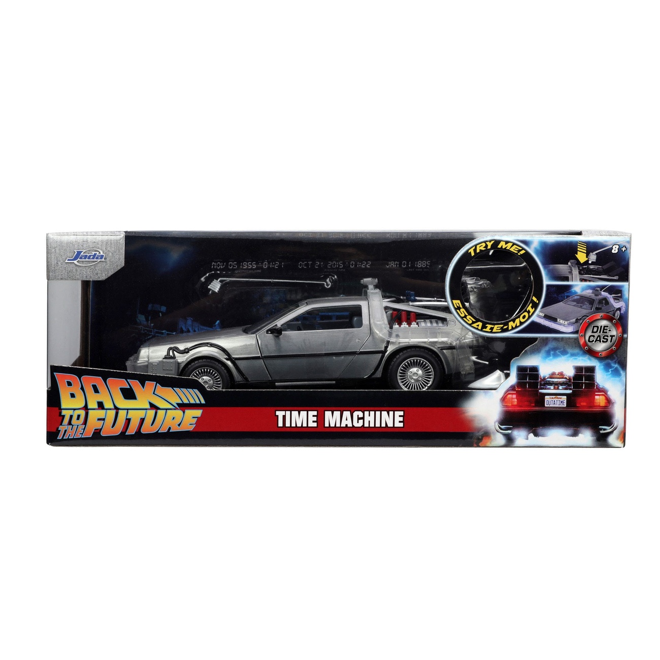 Zurück in die Zukunft Diecast Modell 1/24 Time Machine Model 1
