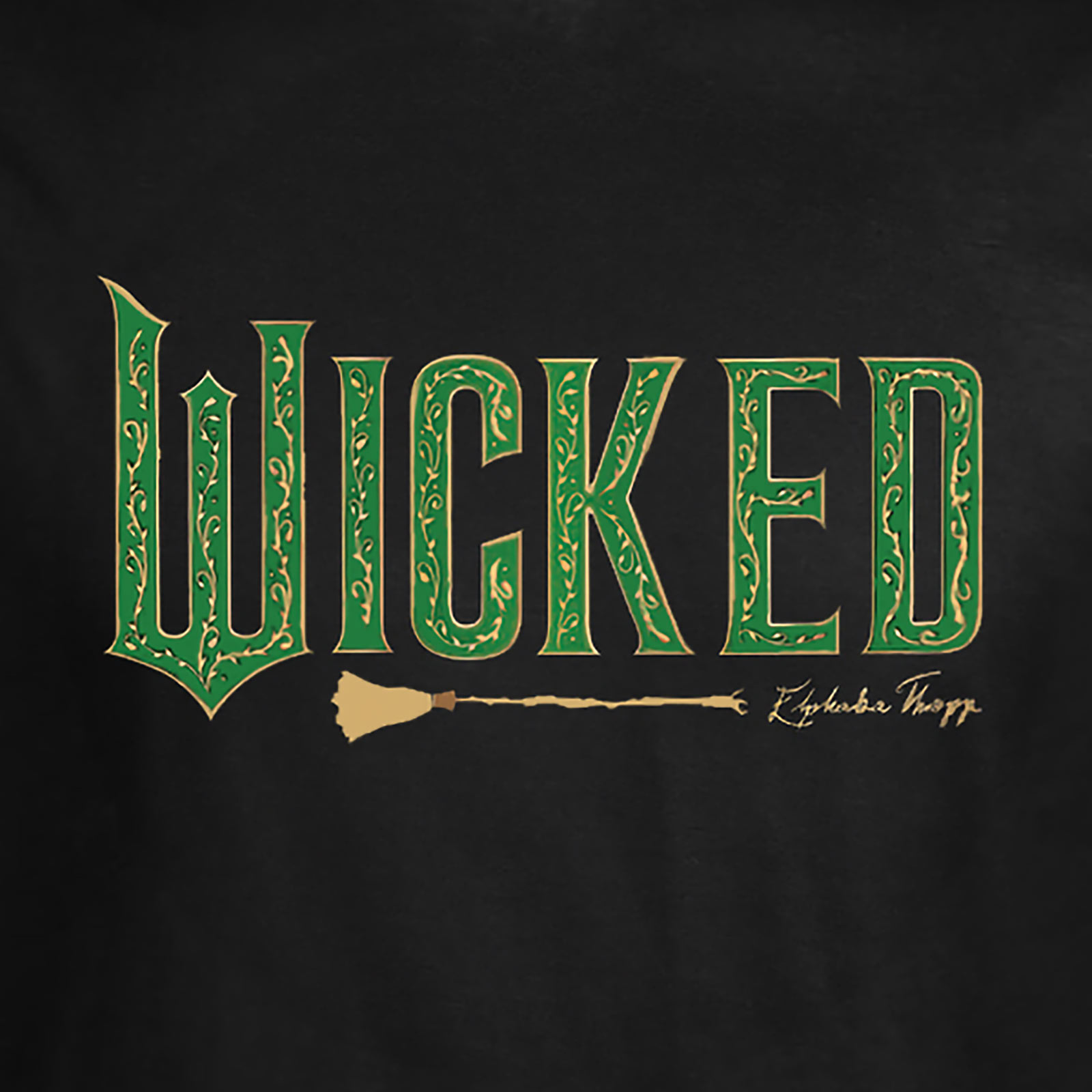 Wicked - T-shirt con logo nero