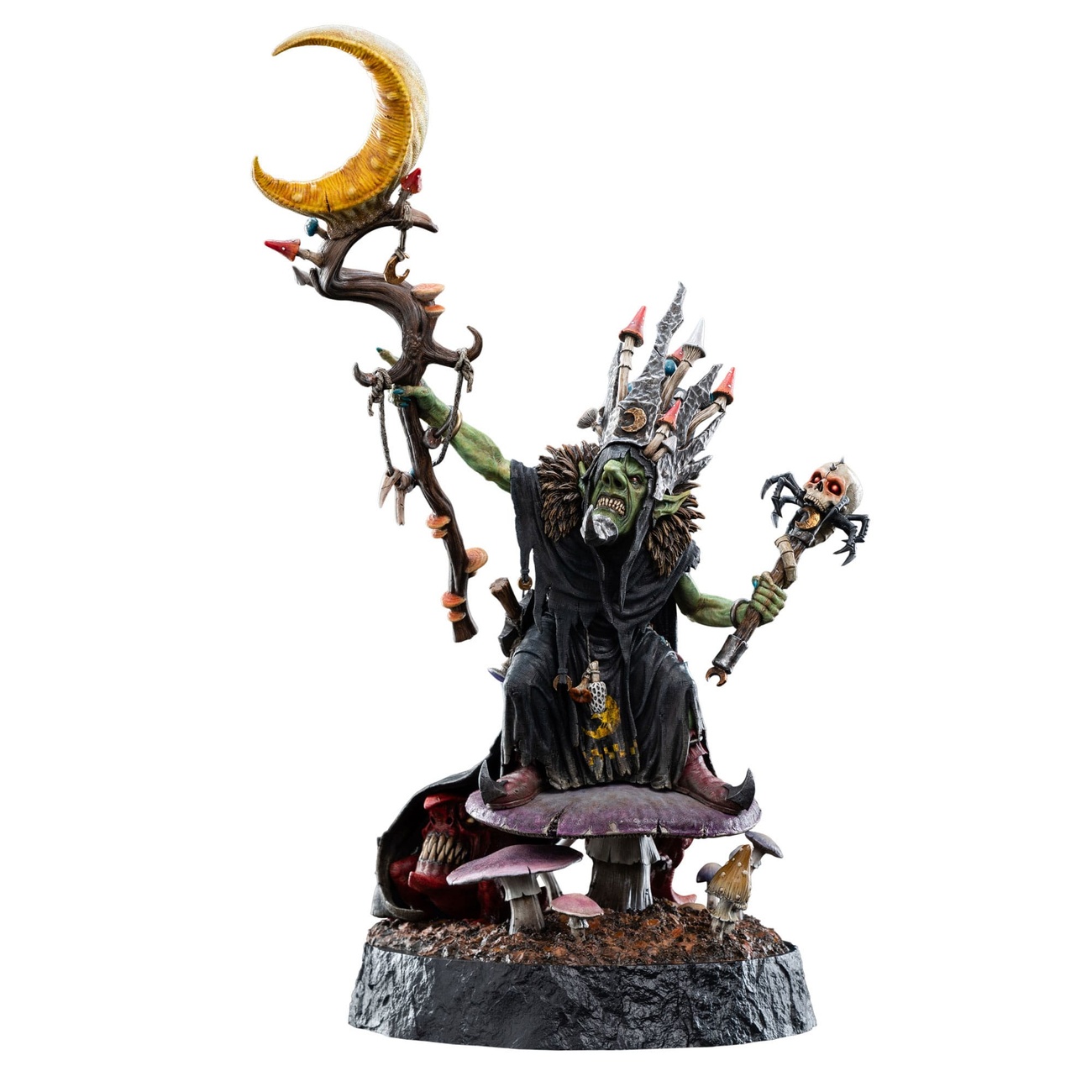 Warhammer: Age of Sigmar Estatua 1/6 Skragrott the Loonking Edición Limitada 41 cm