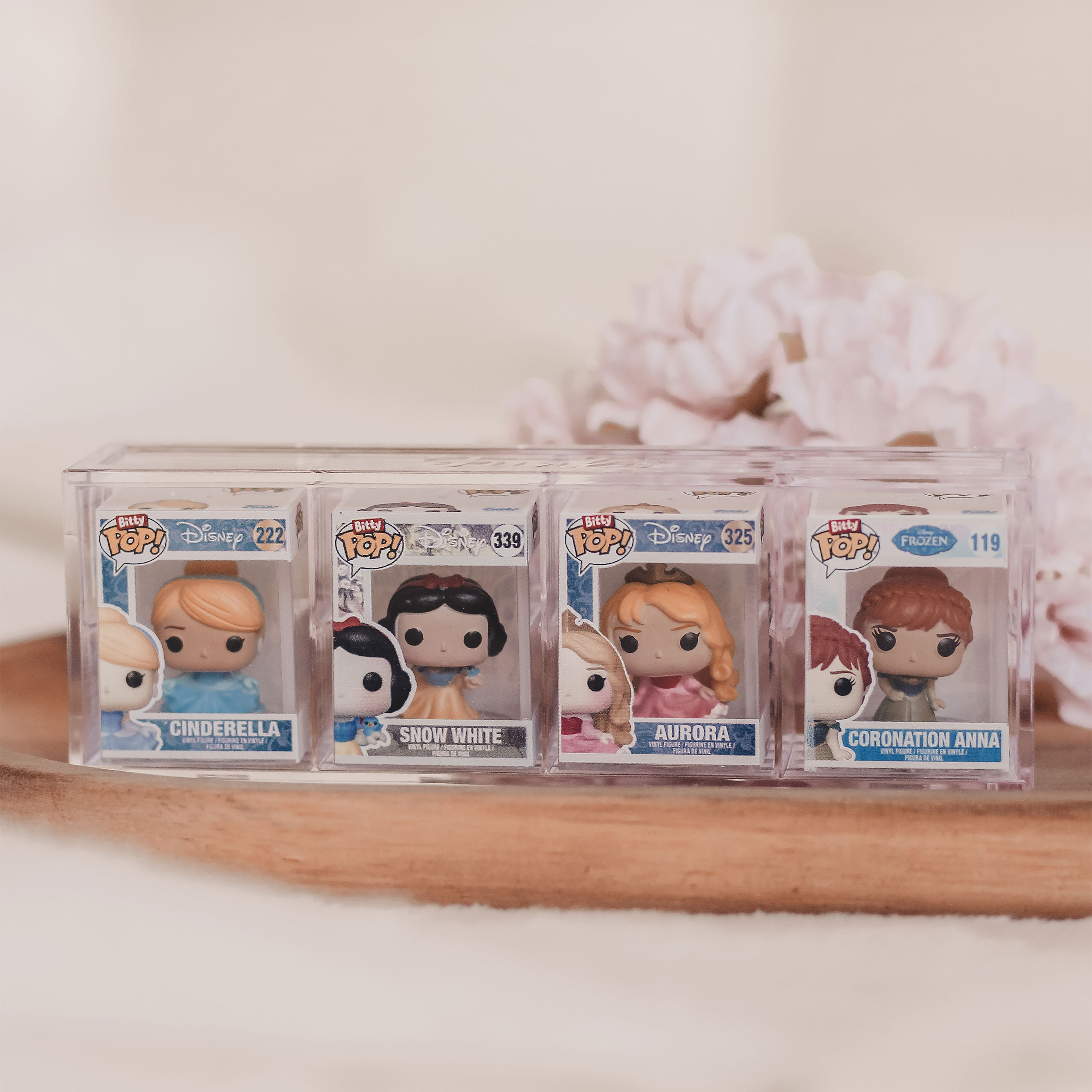 Disney Princess - Funko Bitty Pop Set de 4 figurines série 2