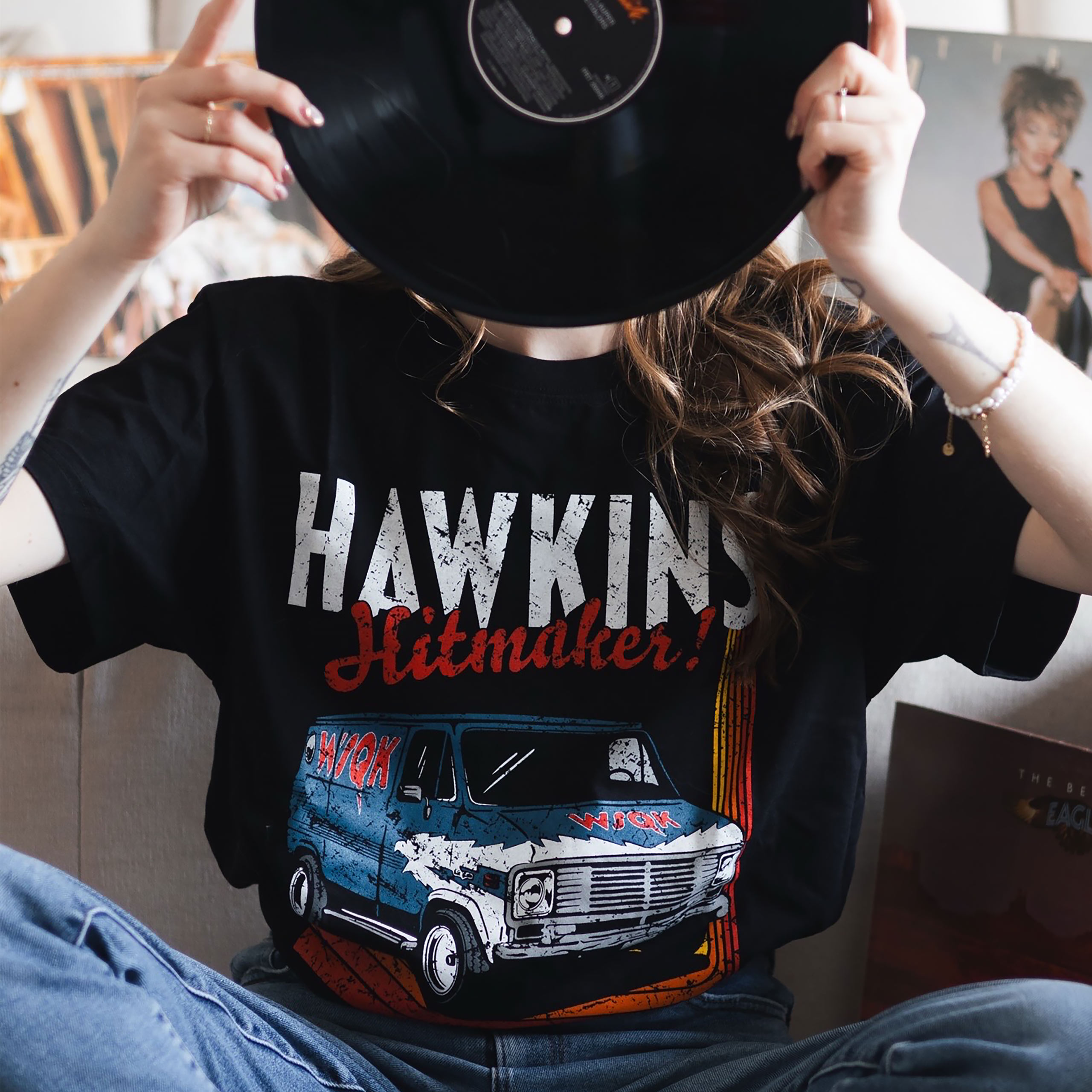 Stranger Things - WSQK Hawkins Hitmaker T-Shirt