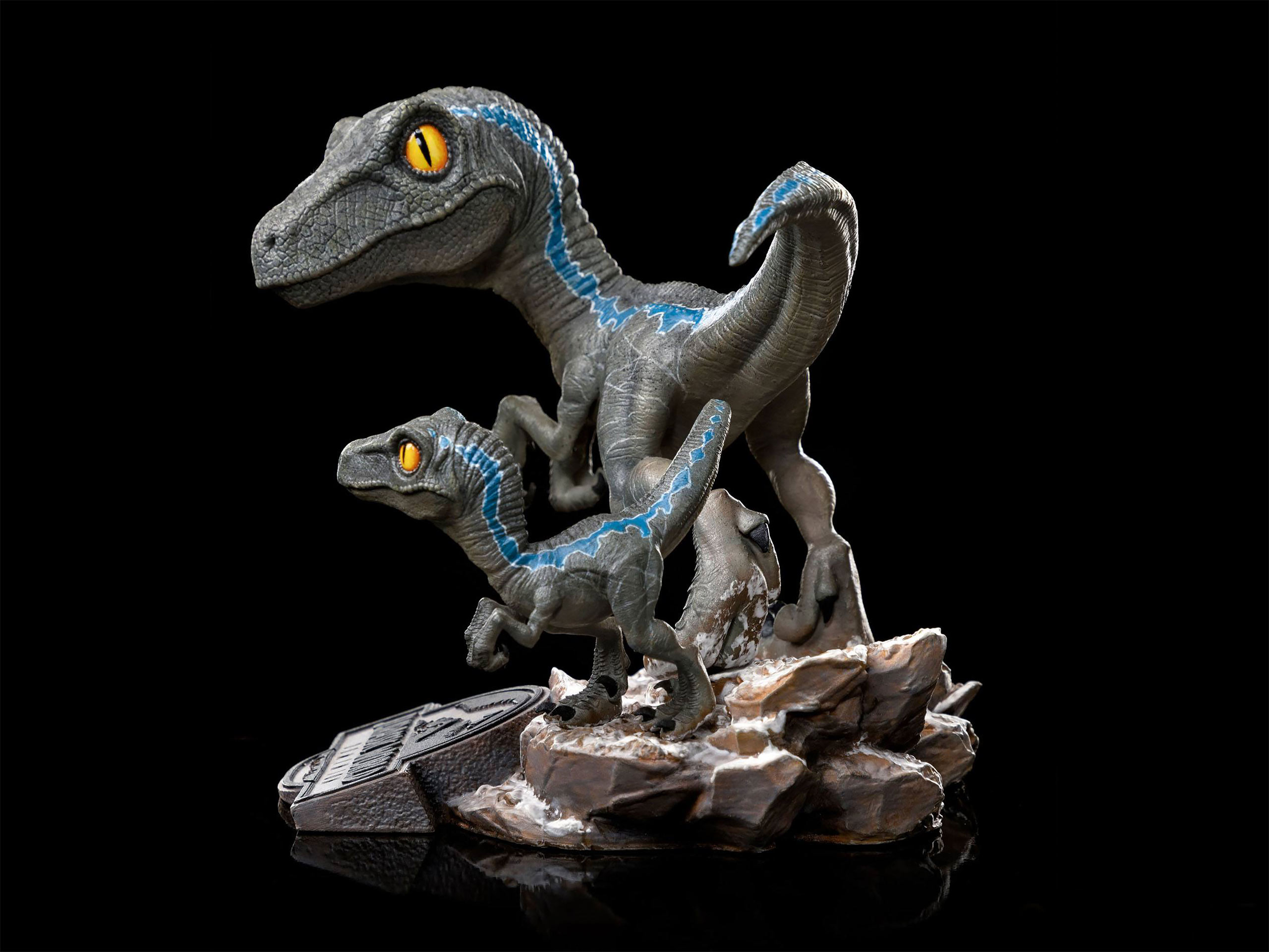 Jurassic World - Figurine Diorama Blue et Beta