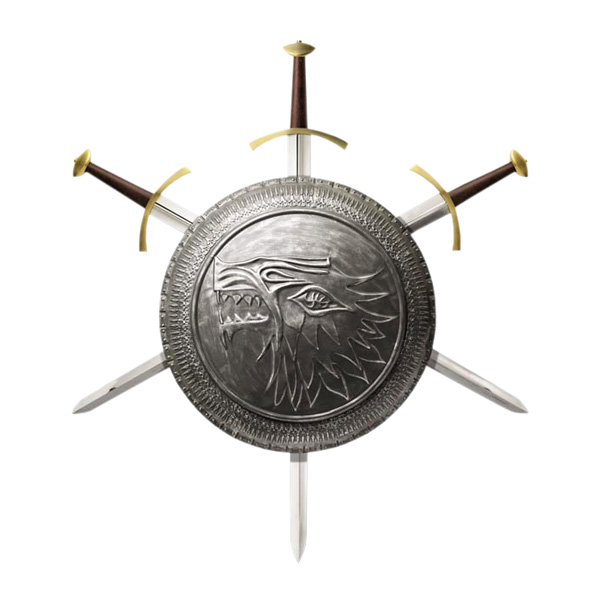 Game of Thrones - House Stark Infanterie Schild Replik
