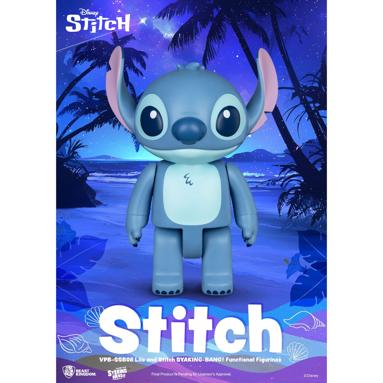 Lilo & Stitch skarbonka winylowa Syaking Bang Stitch 30 cm
