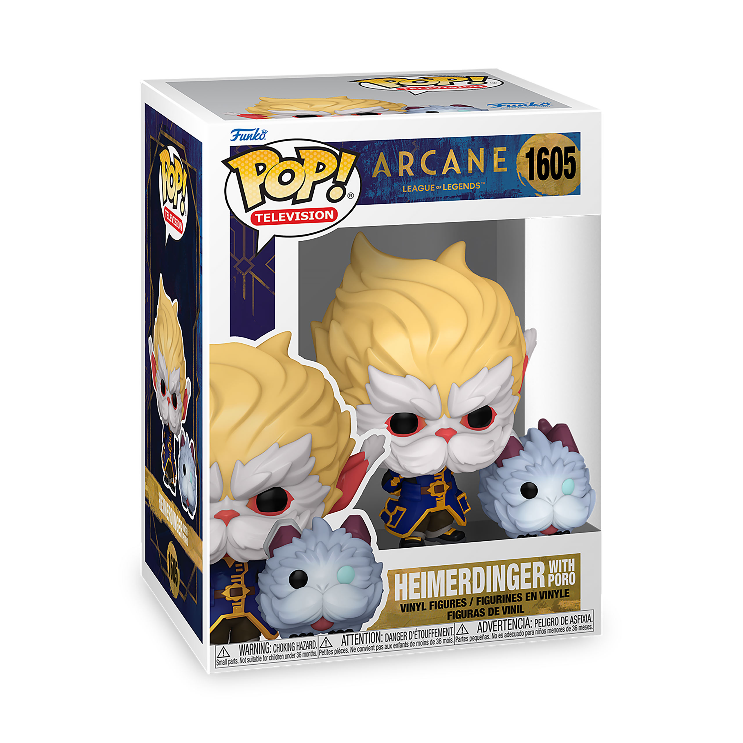 League of Legends: Arcane - Heimerdinger with Poro Funko Pop Figure
